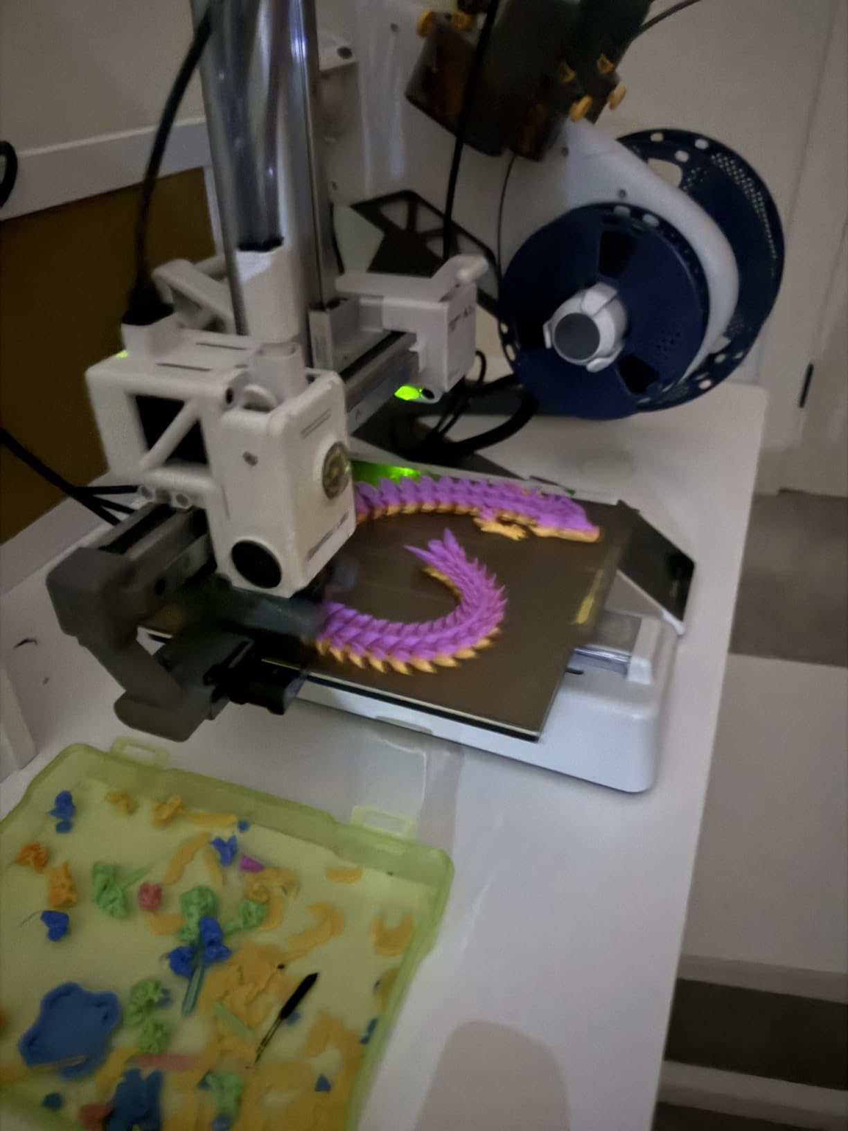 Bambu Lab A1 Mini Combo, A1 Mini 3D Printer and AMS lite, Support Multi-Color 3D Printing, High Speed & Precision, Full-Auto Calibration & Active Flow Rate Compensation, ≤48 dB Quiet FDM 3D Printers customer photo 1