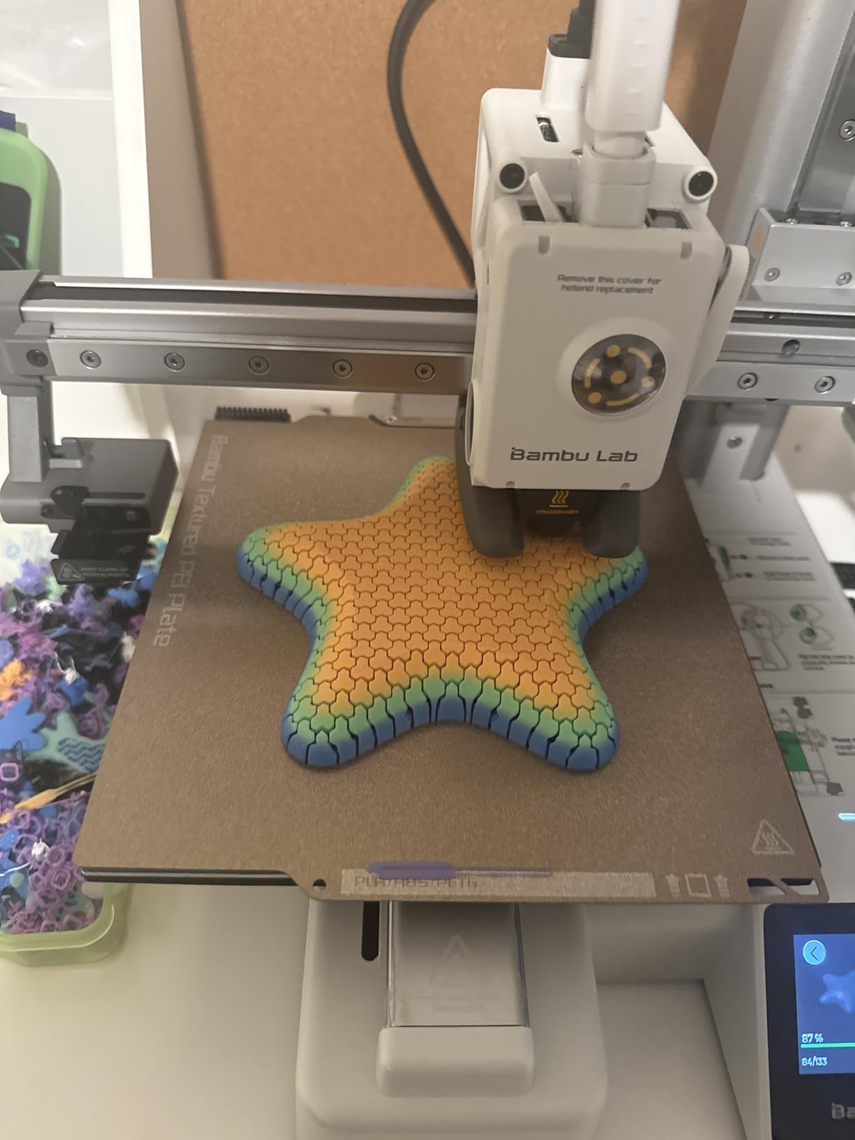 Bambu Lab A1 Mini Combo, A1 Mini 3D Printer and AMS lite, Support Multi-Color 3D Printing, High Speed & Precision, Full-Auto Calibration & Active Flow Rate Compensation, ≤48 dB Quiet FDM 3D Printers customer photo 2