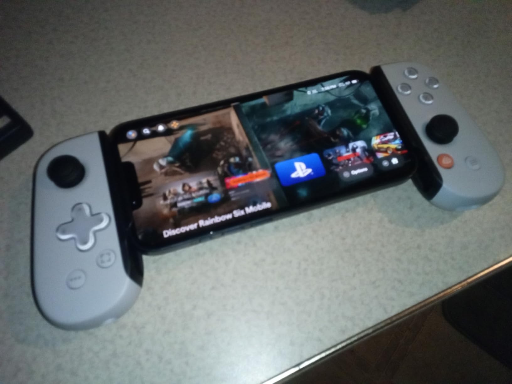 BACKBONE One Mobile Gaming Controller for iPhone 14 & Older (PlayStation Edition) Lightning - 2nd Gen - Phone Controller, Play Xbox, PlayStation & More customer photo 1