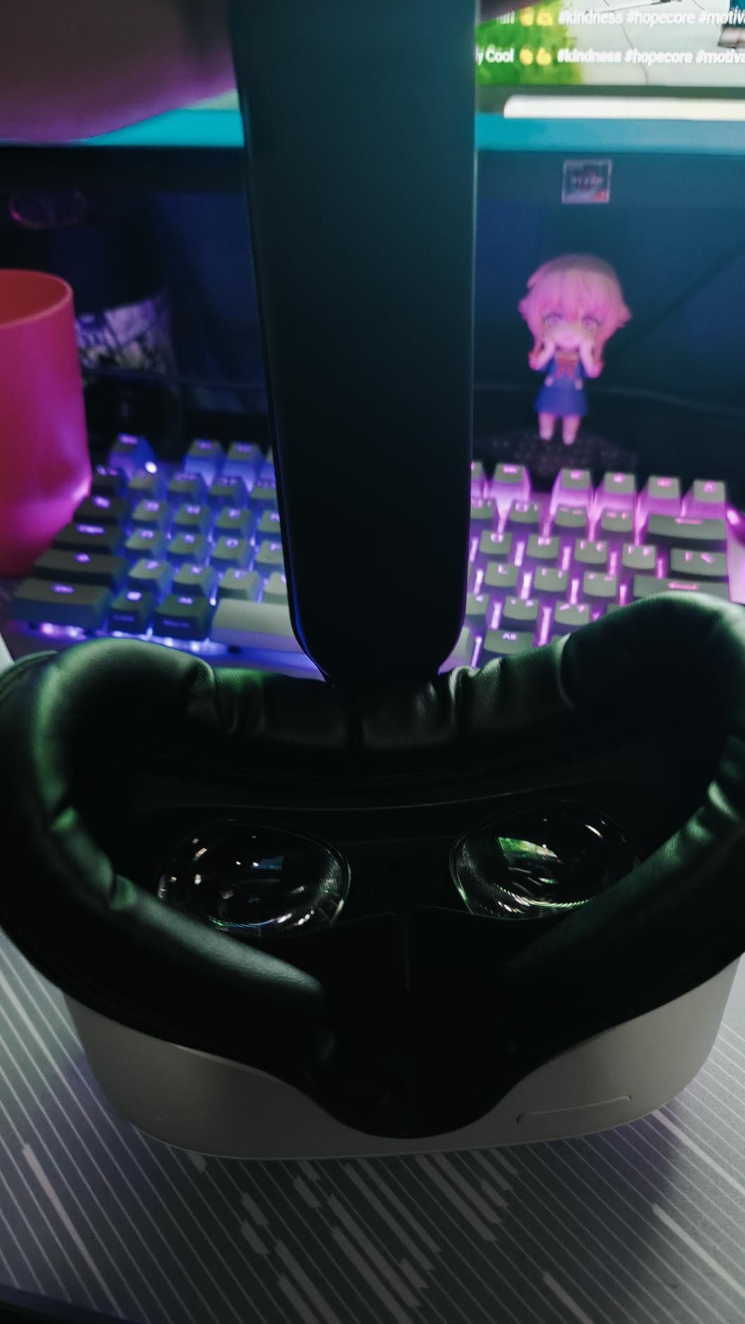KIWI design Face Cover Pad & Facial Interface for Oculus/Meta Quest 2 Accessories, Enhance VR Comfort customer photo 1