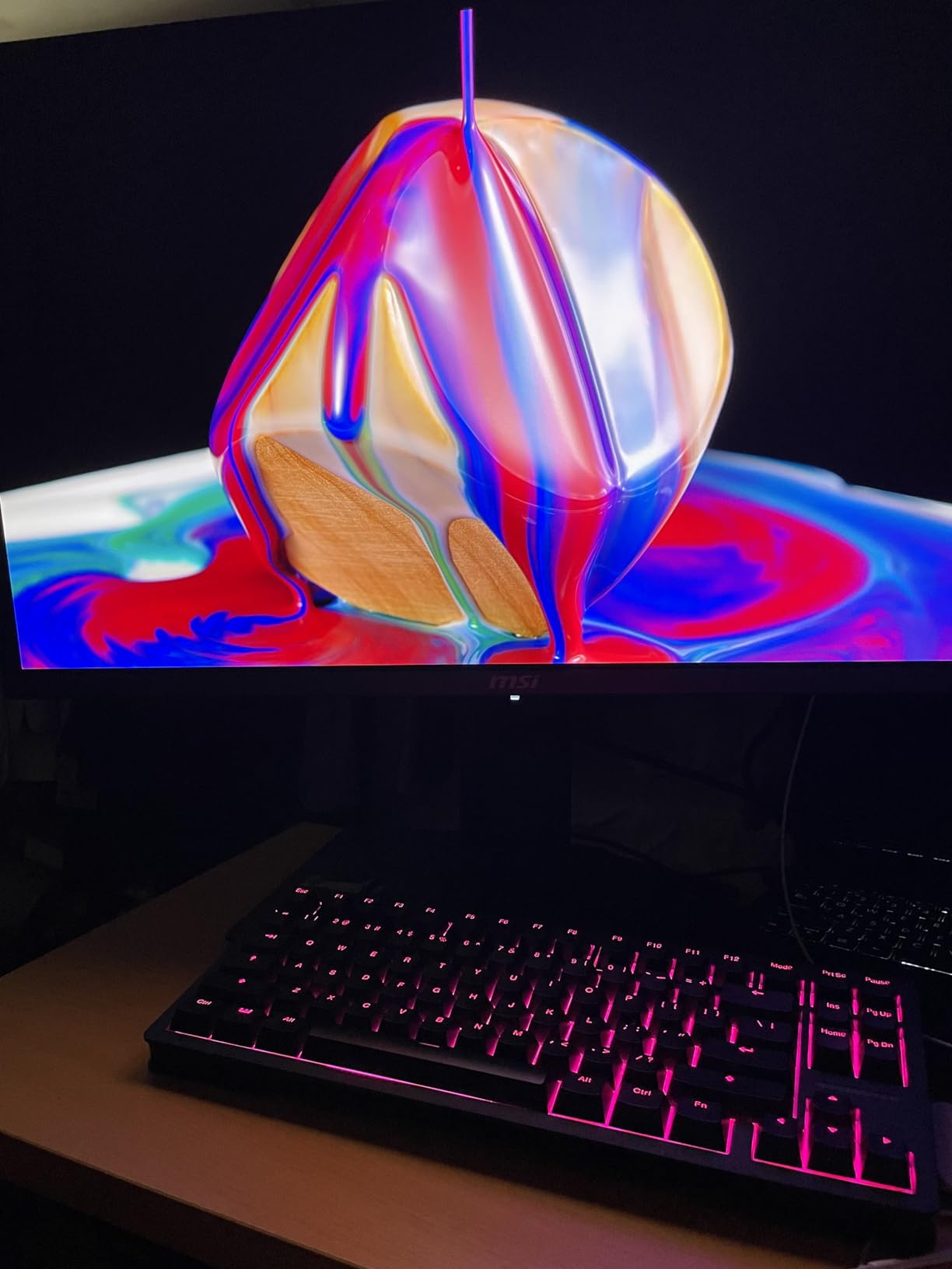 MSI MPG 271QRX QD-OLED 27 OLED Gaming Monitor, 2560 x 1440 (QHD), 0.03ms Response time, 360Hz, True Black HDR 400, HDMI, DP Port, USB Type C, Tilt, Height, Black customer photo 2