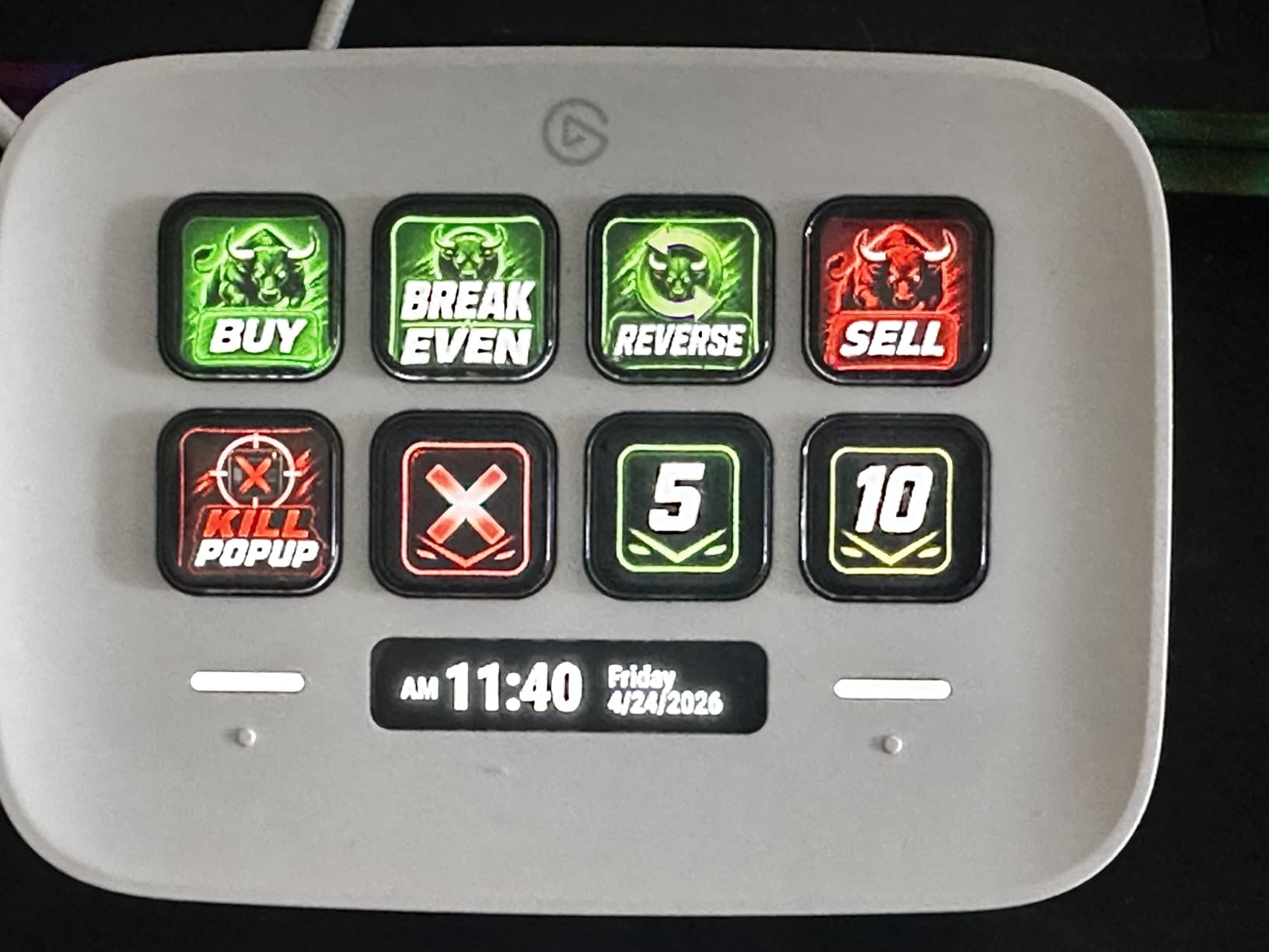 Elgato Stream Deck Neo - 8 Customizable Keys, 2 Touch Points, Speed Through Tasks & Workflows - Control Word, Excel, PowerPoint, Teams, Zoom, Spotify and More, Drag-n-Drop Setup - Works with Mac & PC customer photo 2