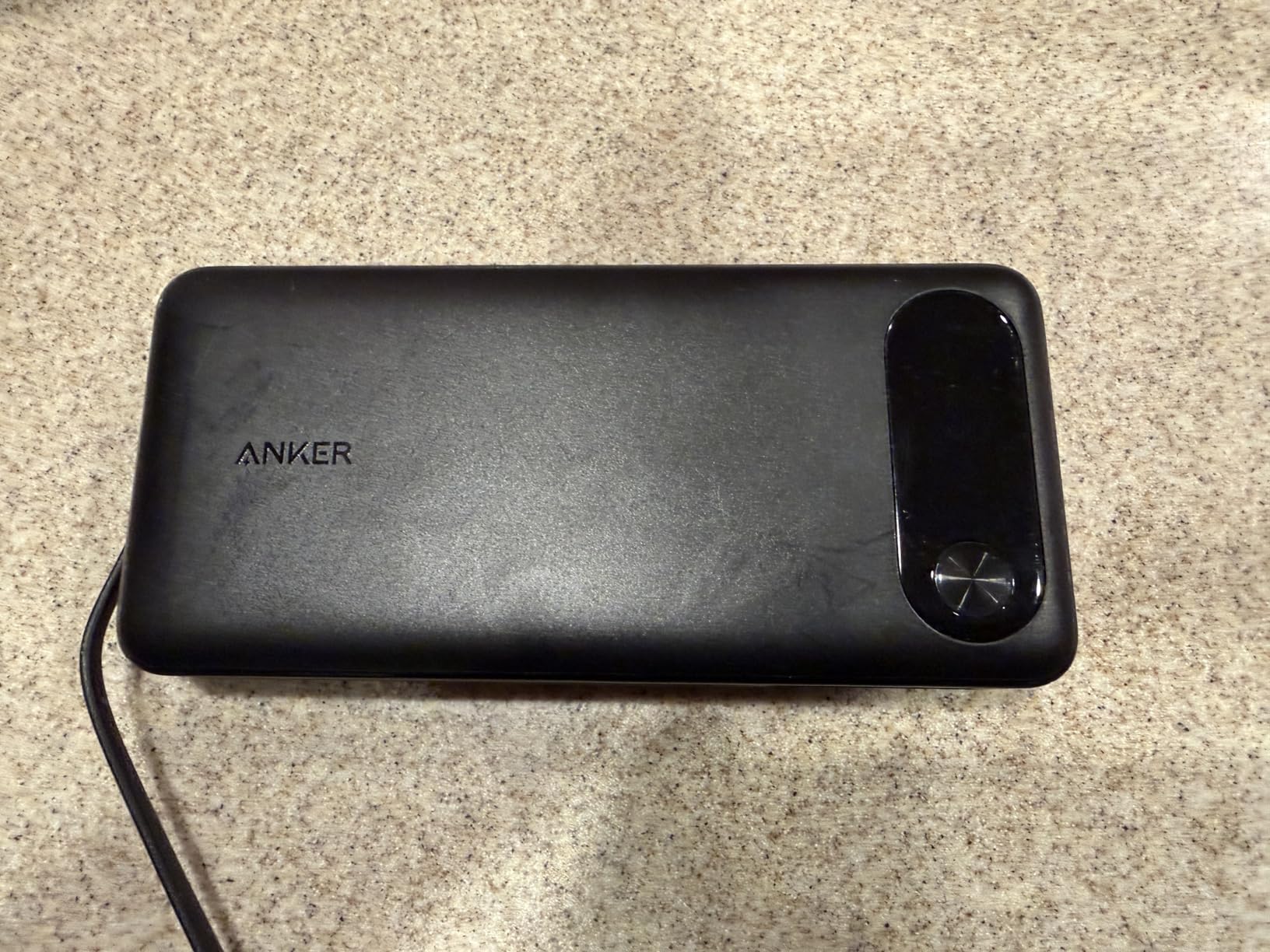 Anker Power Bank, 20,000mAh Travel Essential, Built-in USB-C Cable(Black) customer photo 1