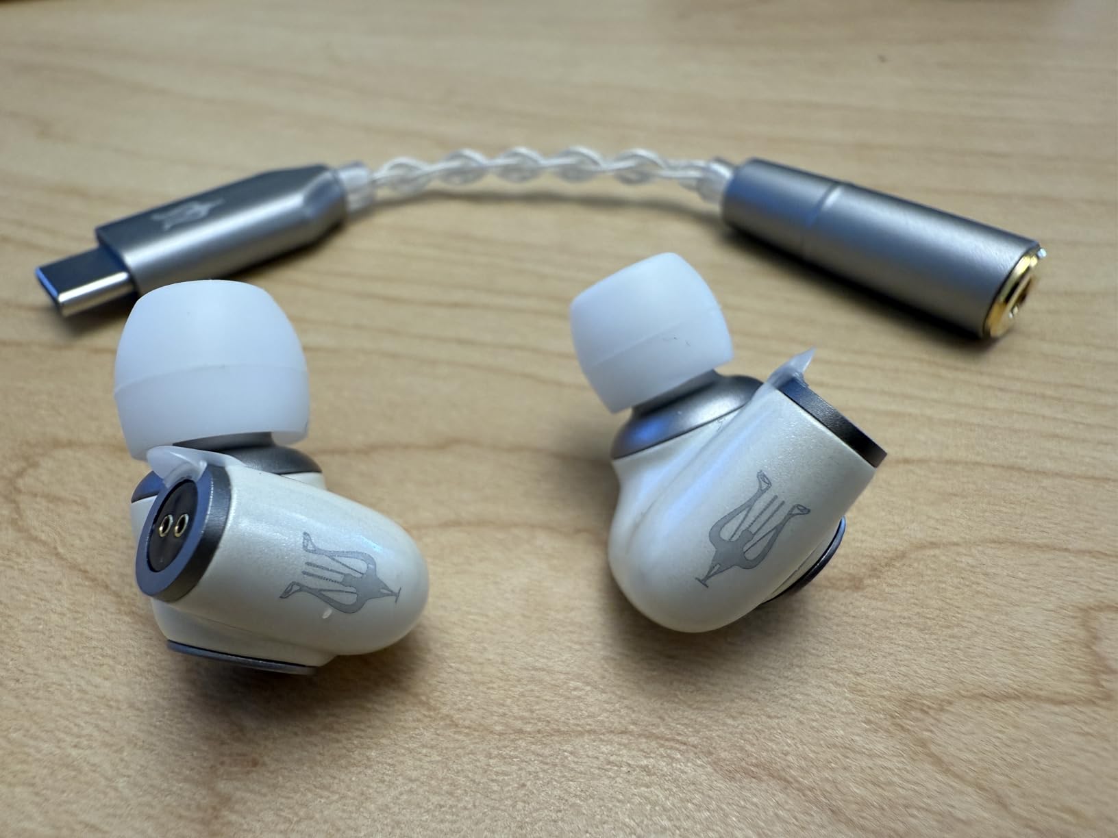 MEZE AUDIO ALBA | Wired Earbuds in-Ear Monitor Headphones for Audiophiles | USB-C Adapter Included | Smartphone Compatible | Noise Isolating | Ergonomic Metal Chassis customer photo 1
