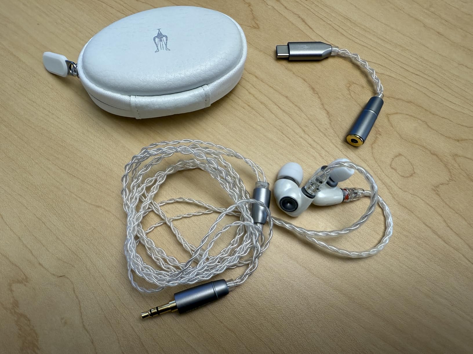 MEZE AUDIO ALBA | Wired Earbuds in-Ear Monitor Headphones for Audiophiles | USB-C Adapter Included | Smartphone Compatible | Noise Isolating | Ergonomic Metal Chassis customer photo 2