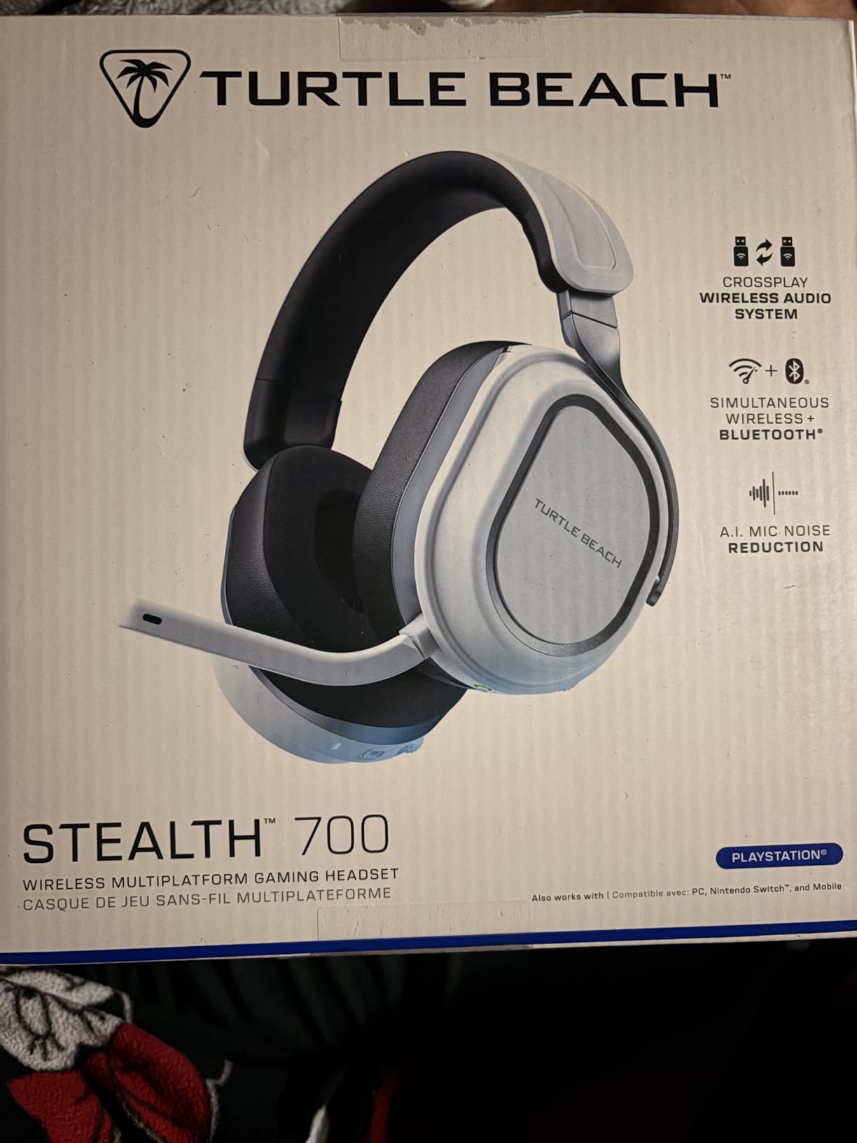 Turtle Beach Stealth 500 Wireless Amplified Gaming Headset for PS5, PS4, PC, & Mobile - 40-Hr Battery, Bluetooth, Memory Foam Cushions, Flip-to-Mute Mic, EQ Presets, Companion App - Black customer photo 1