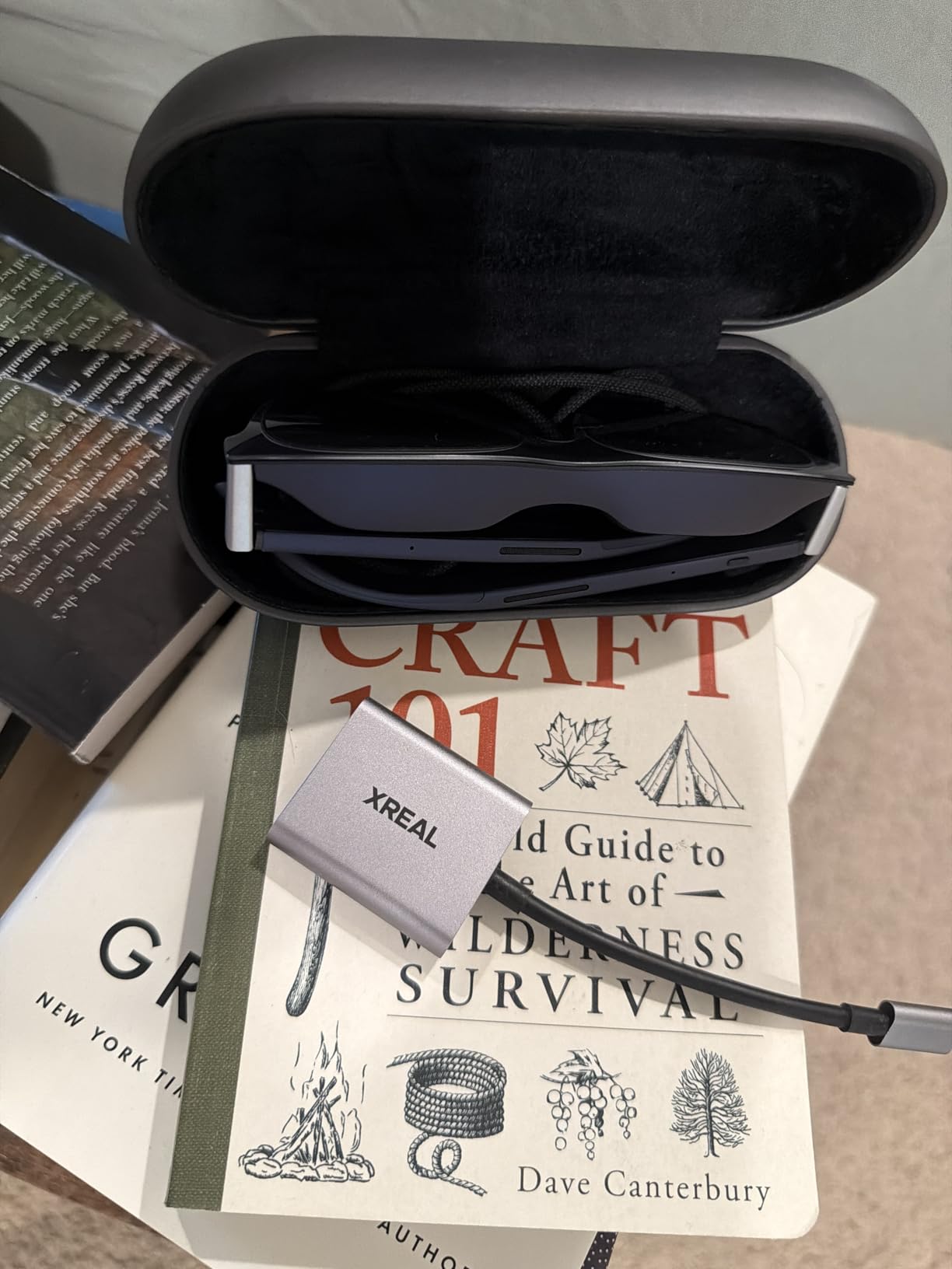 XREAL Hub, Power and Play Adapter, Power Your AR Glasses While Charging Your Source Device, Like Steam Deck, ROG Ally, Switch, iPhone 15 or Android Phone, Support 45W Fast Charging and 120Hz customer photo 1