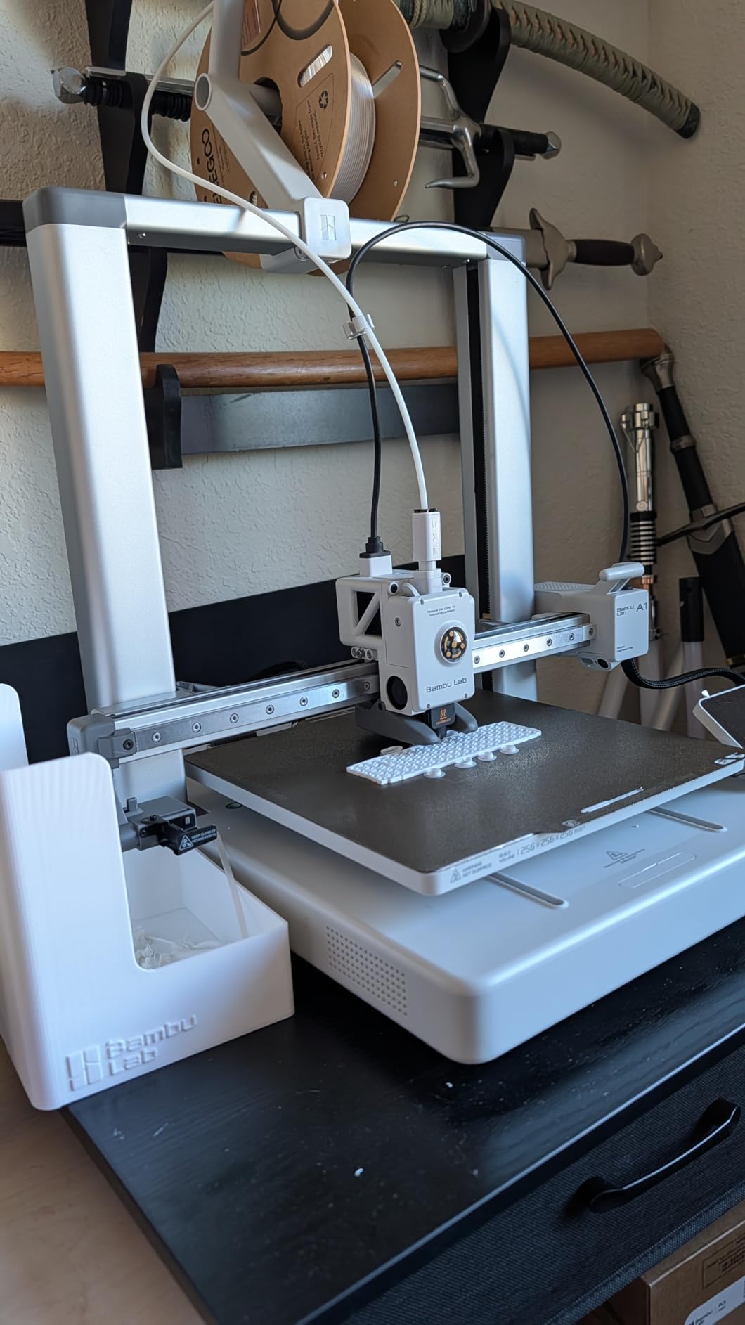 Bambu Lab A1 Combo, A1 3D Printer and AMS lite, Support Multi-Color 3D Printing, High Speed & Precision, Full-Auto Calibration & Active Flow Rate Compensation, ≤48 dB Quiet FDM 3D Printers customer photo 2