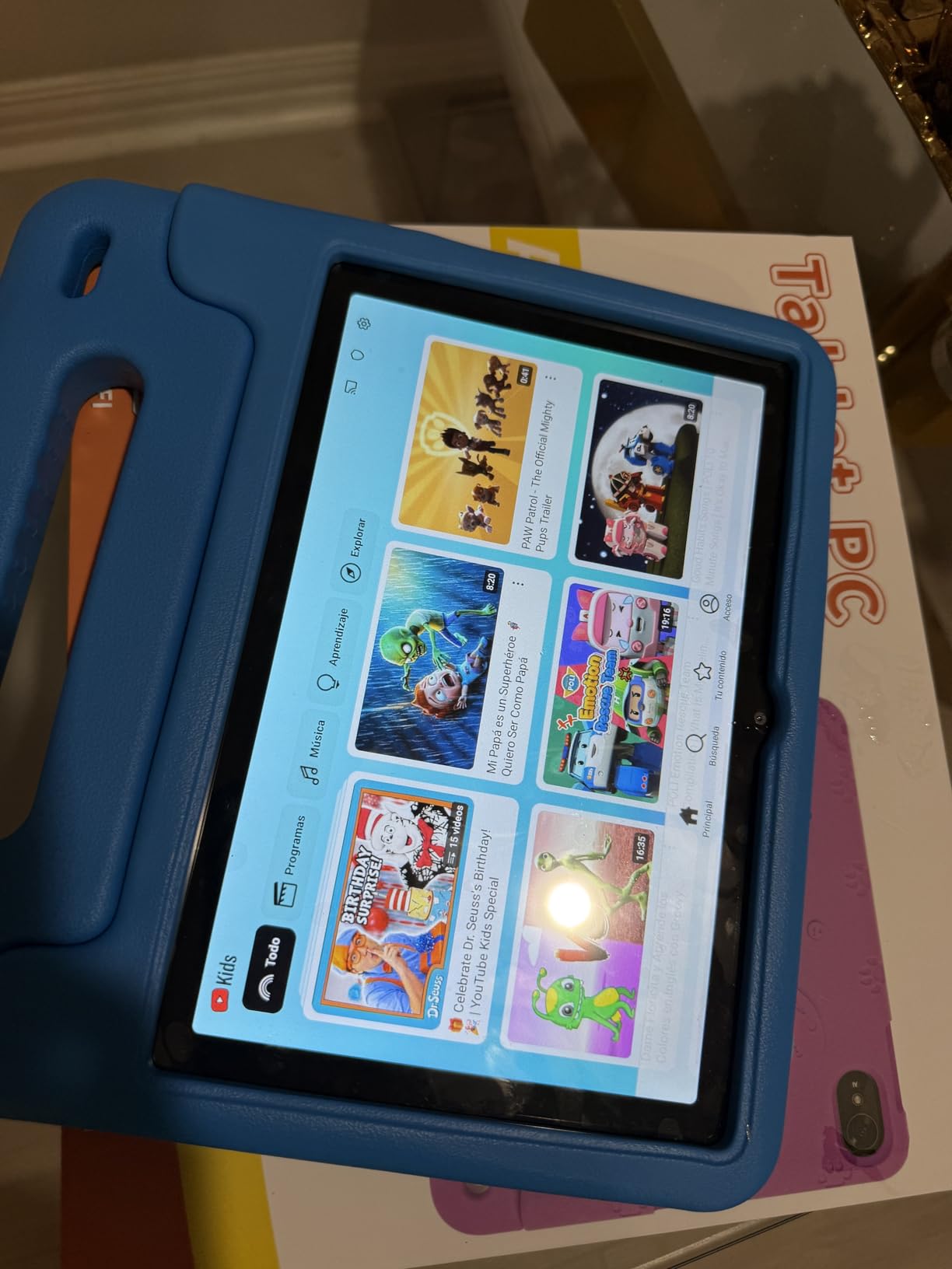 COLORROOM 2026 Upgraded Android 15 Tablet, 10inch Kids Tablet, Octa-core CPU, 10GB+64GB+1TB Expand Tablets for Kids with Kids Space, Parental Control, 6000mAh Big Battery,Touchscreen Tableta,Pink customer photo 2