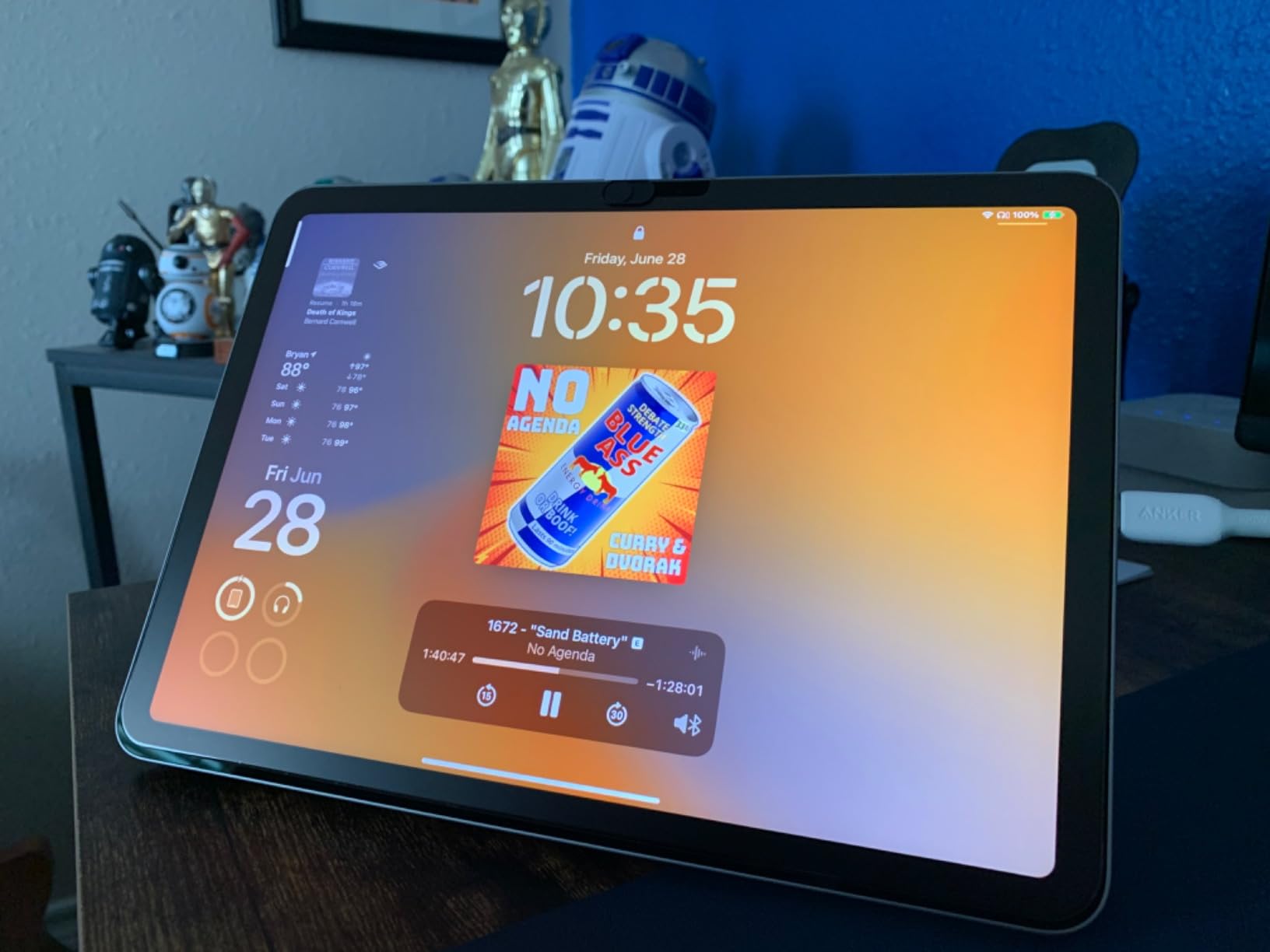 iPad Air 11-inch (M2): Built for Apple Intelligence, Liquid Retina Display, 256GB, 12MP Front/Back Camera, Wi-Fi 6E, Touch ID, All-Day Battery Life - Space Gray customer photo 2