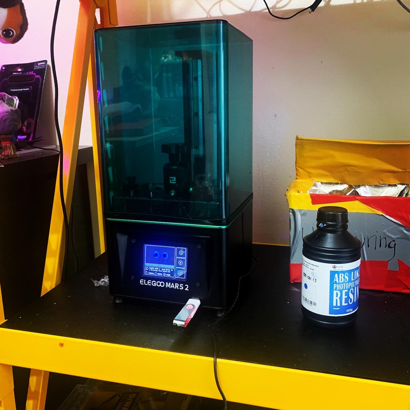ELEGOO Mars 5 MSLA Resin 3D Printer, Smart Mechanical Sensor, Intelligent Automatic Leveling, COB Light Source, 6.6-inch Mono 4K LCD Screen, Large Printing Size 143.43 x 89.6 x 150 mm customer photo 1