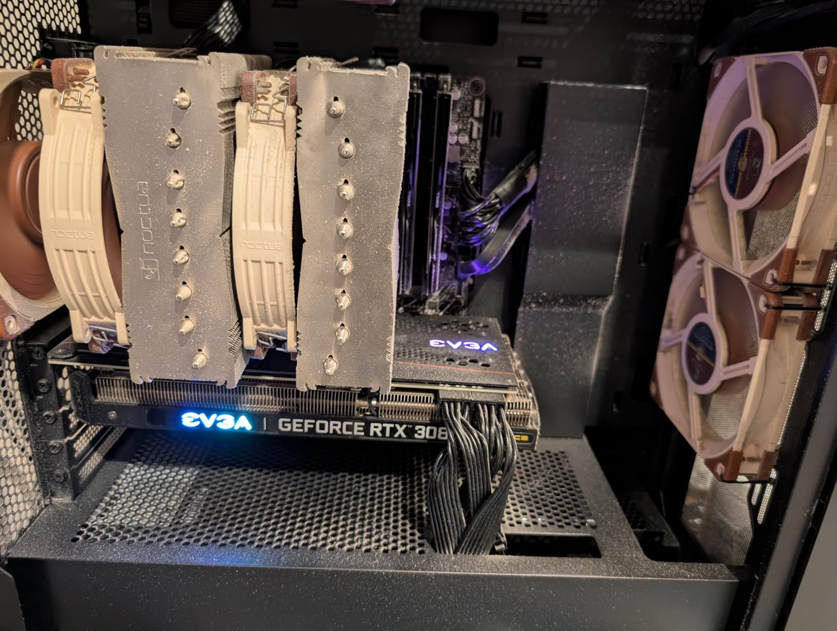 Noctua NH-D15 G2 LBC, Dual Tower CPU Cooler, Specialised Low Base Convexity Version for AMD AM5/AM4 (Brown) customer photo 1