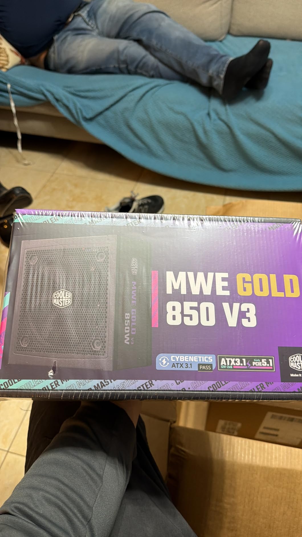 Cooler Master MWE Gold 850 V3 Fully Modular Power Supply - 850W 80+ Gold Certified PSU, Cybenetics Platinum, 90-degree 12V-2x6 PCIe 5.1, ATX 3.1 Support, Low Noise Zero-RPM Mode, 10-Year Warranty customer photo 1
