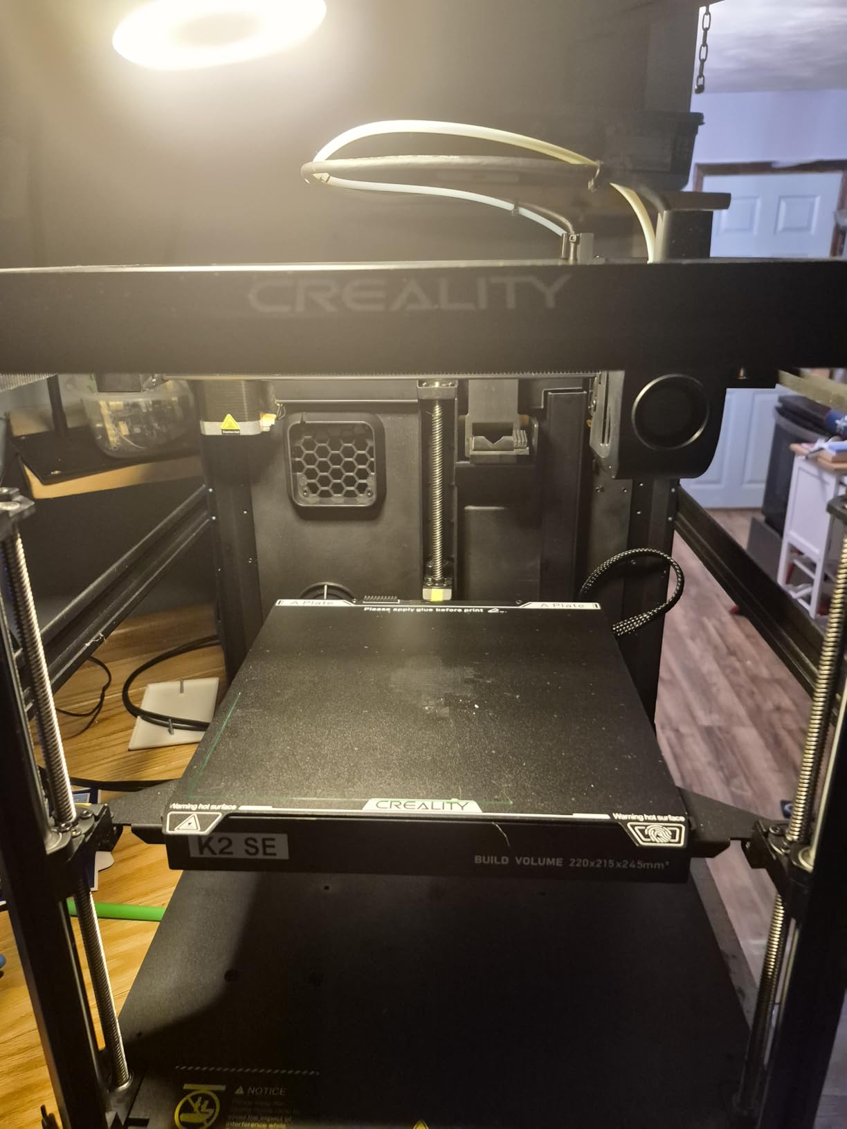 Creality K2 SE 3D Printer, 500mm/s High-Speed Printing, Support Multi Color 3D Printing Needs CFS, Solid Metal Build, Auto Leveling, Direct Drive Extruder, Quick-Swap Nozzle, 220x215x245mm Print Size customer photo 1