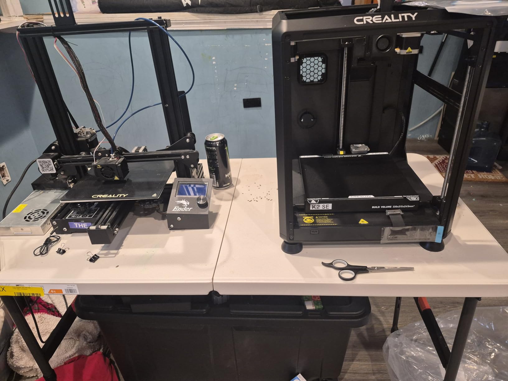 Creality K2 SE 3D Printer, 500mm/s High-Speed Printing, Support Multi Color 3D Printing Needs CFS, Solid Metal Build, Auto Leveling, Direct Drive Extruder, Quick-Swap Nozzle, 220x215x245mm Print Size customer photo 2