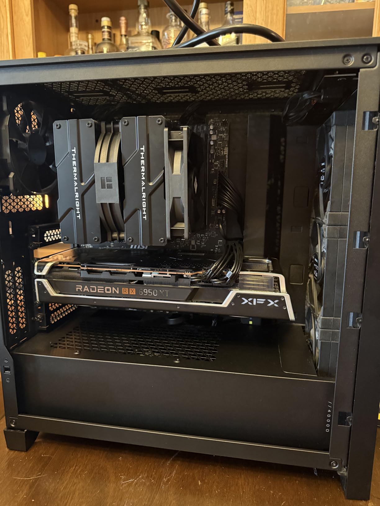 Peerless Assassin 140 Black CPU Cooler, 6 Heat Pipes AGHP Technology, Dual PWM Fans with 1500RPM Speed, Double Towers Cooler, for AM5/AM4 & Intel LGA 1700/1851/1150/1151/1200, PC CPU Cooling customer photo 1
