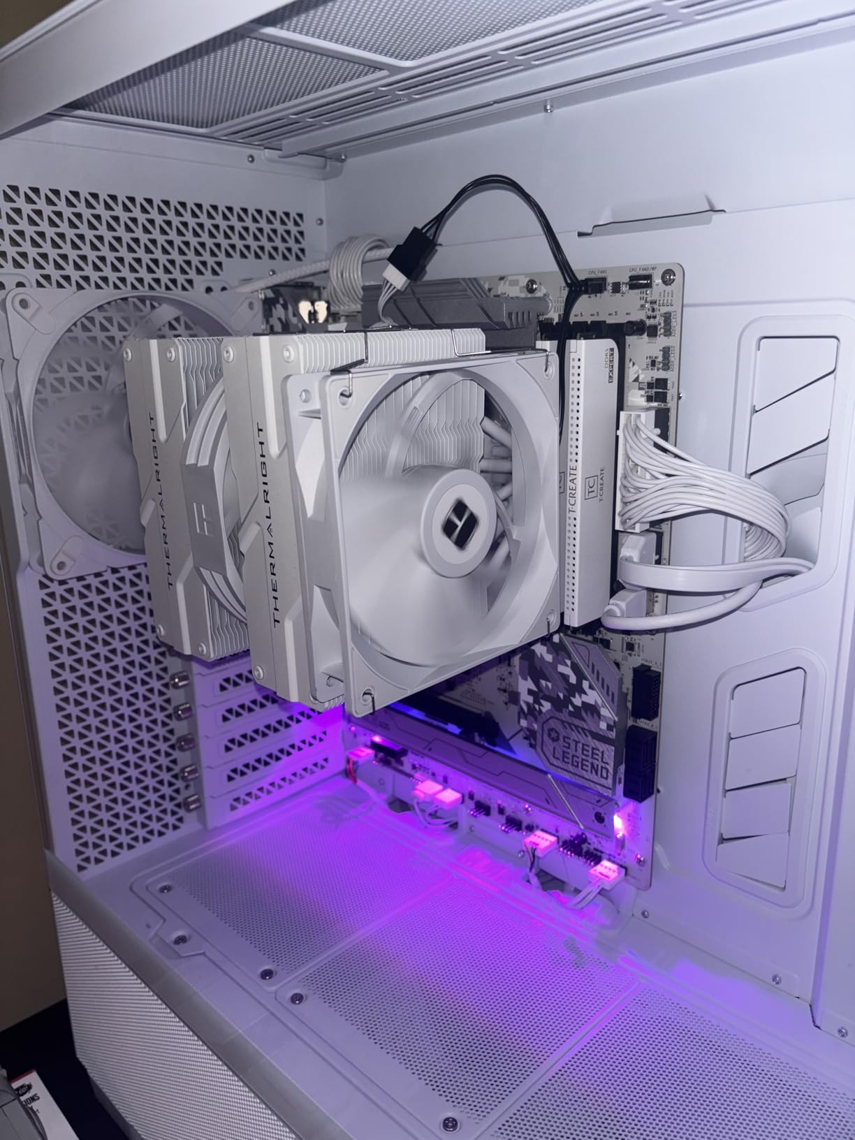 Peerless Assassin 140 Black CPU Cooler, 6 Heat Pipes AGHP Technology, Dual PWM Fans with 1500RPM Speed, Double Towers Cooler, for AM5/AM4 & Intel LGA 1700/1851/1150/1151/1200, PC CPU Cooling customer photo 2