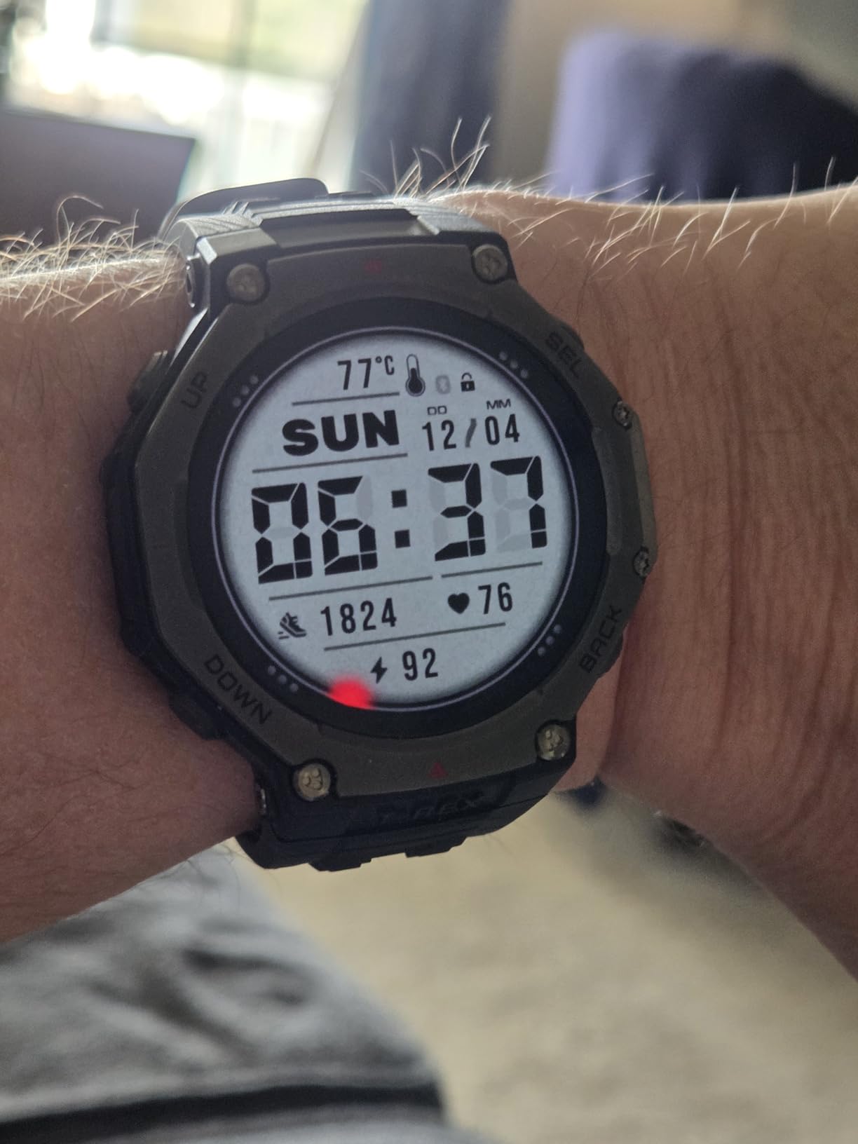 Amazfit T-Rex 3 Rugged/Military Smart Watch 48mm, GPS, Offline Maps, Long Battery Life, 328 Feet Water-Resistant, Black customer photo 2