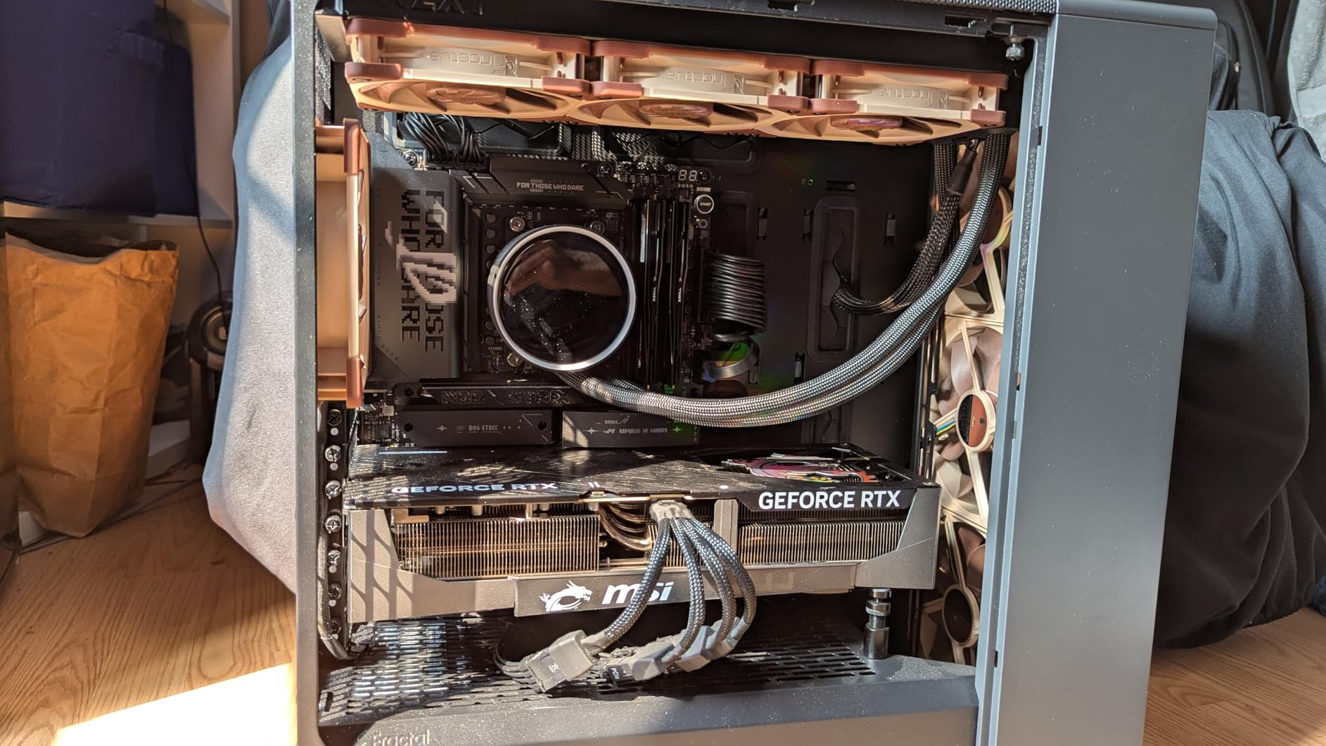 Noctua NF-A14x25 G2 PWM, Premium-Quality Quiet 140mm PC Fan, 4-pin (Brown) customer photo 1