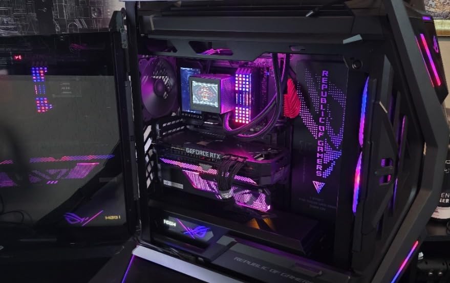 ROG MAXIMUS Z890 EXTREME Intel Z890 LGA 1851 E-ATX Motherboard, Advanced AI PC-ready, 24+2+1+2 Stages, DDR5, WiFi7, 2.5G/10G LAN, PCIe 5.0 M.2, Thunderbolt 5, USB Type-C, AI OC, 5