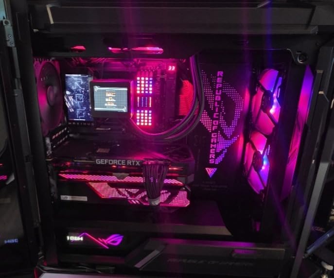 ROG MAXIMUS Z890 EXTREME Intel Z890 LGA 1851 E-ATX Motherboard, Advanced AI PC-ready, 24+2+1+2 Stages, DDR5, WiFi7, 2.5G/10G LAN, PCIe 5.0 M.2, Thunderbolt 5, USB Type-C, AI OC, 5