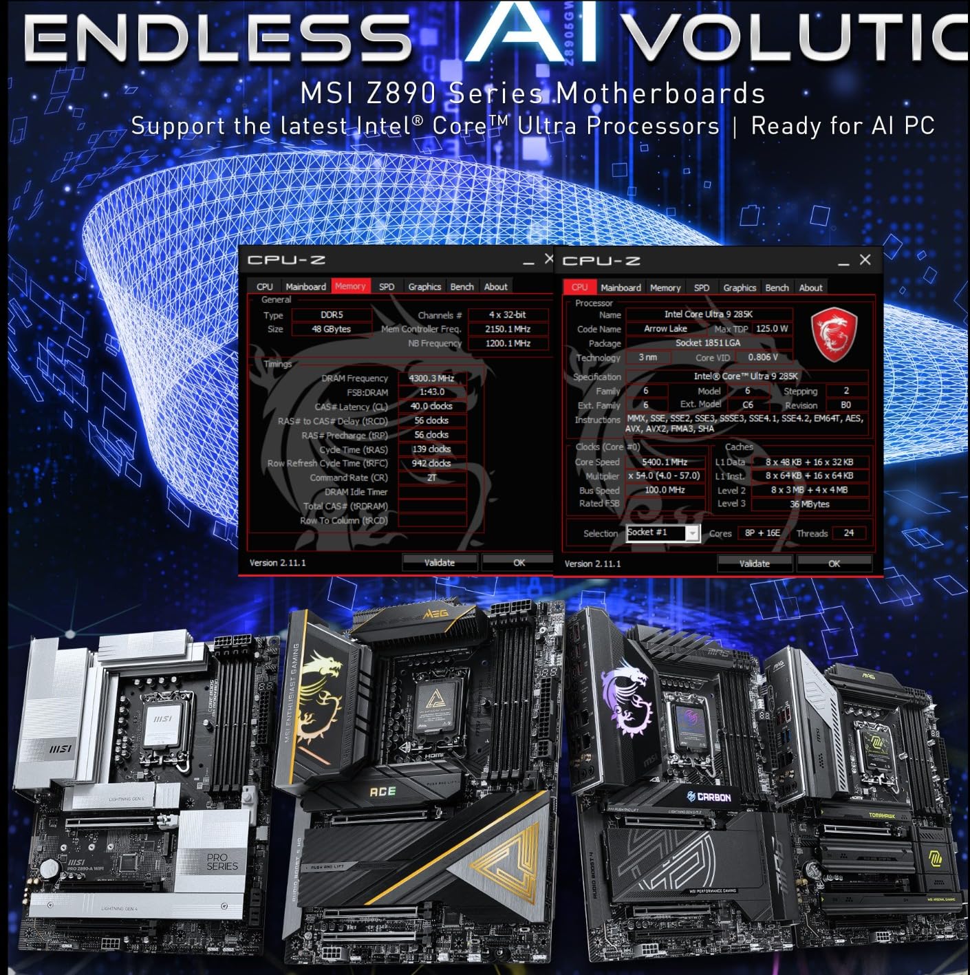 MSI MEG Z890 ACE Gaming Motherboard (Support Core Ultra Series 2 Intel Processors, LGA 1851, DDR5, PCIe 5.0, M.2, SATA, 10Gbps LAN, USB Type-C, Wi-Fi 7, Bluetooth 5.4, Thunderbolt 4, ATX) customer photo 2