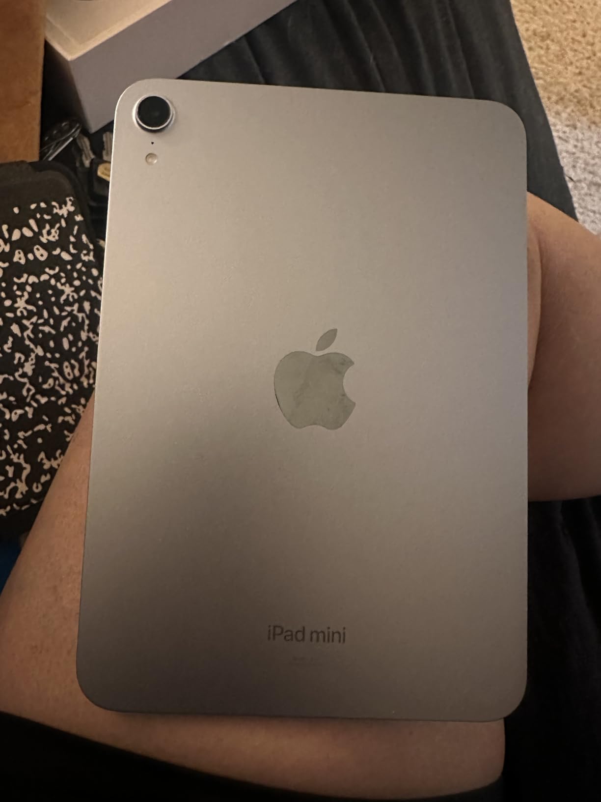 iPad mini (A17 Pro): Apple Intelligence, 8.3-inch Liquid Retina Display, 128GB, Wi-Fi 6E, 12MP Front/12MP Back Camera, Touch ID, All-Day Battery Life - Blue customer photo 2