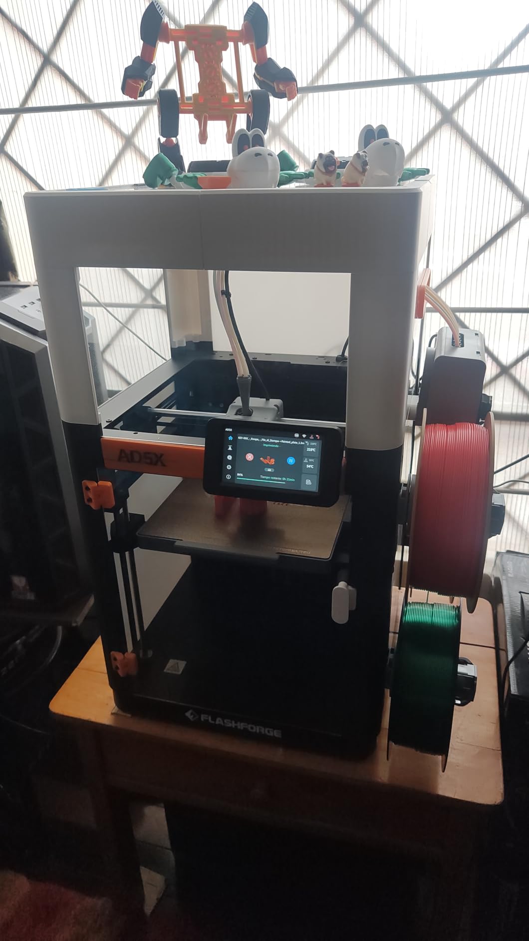 FLASHFORGE AD5X Multi-Color 3D Printer, CoreXY 600mm/s High-Speed, 1-Click Auto Leveling, 300C Direct Drive Extruder, 220x220x220mm Build Volume, Ideal for Precision and Efficiency customer photo 1