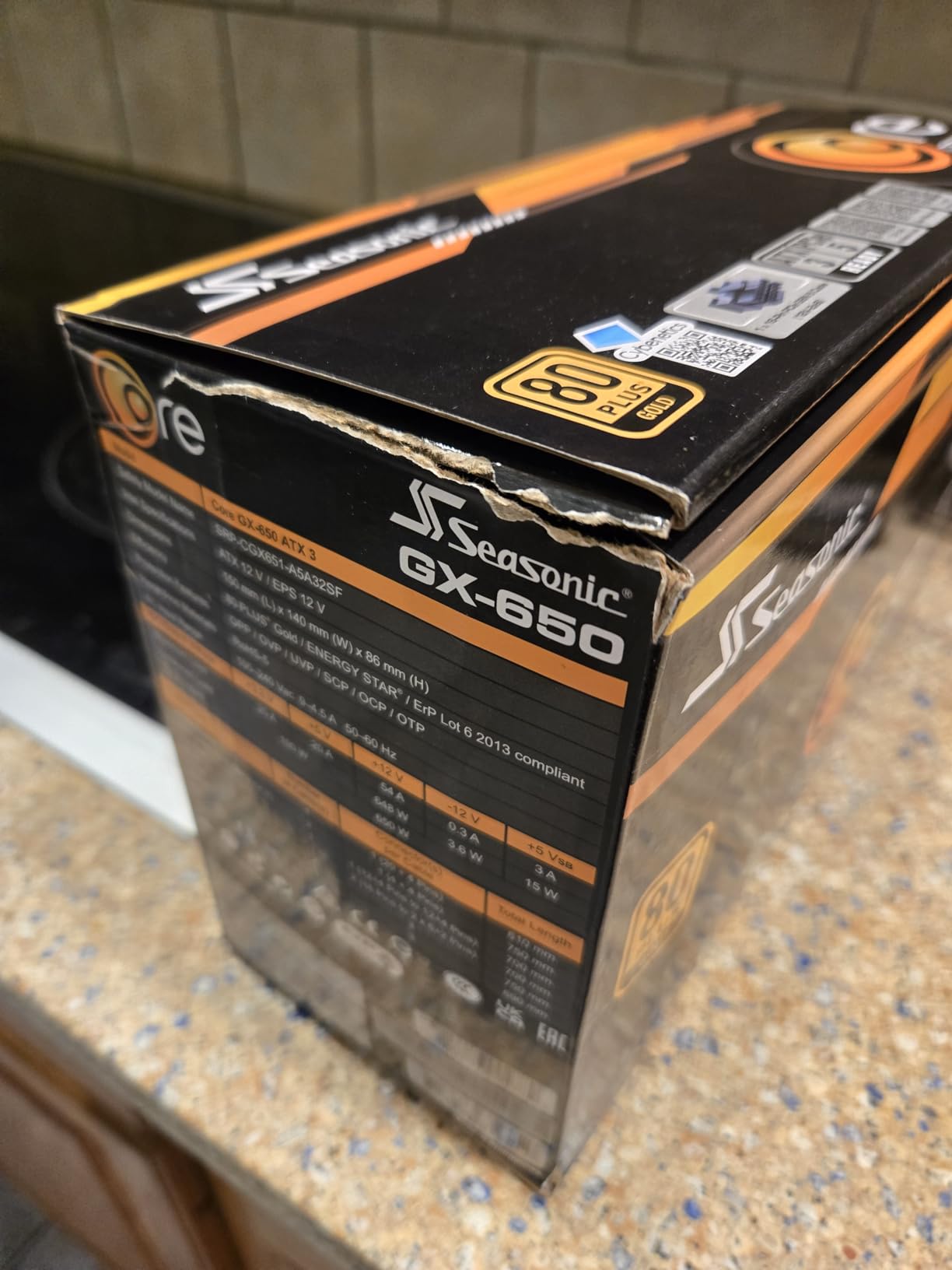 Seasonic CORE GX 650W Power Supply ATX 3.1 PCIe 5.1 (12V-2x6) 7 Years Warranty 80+ Gold Fully Modular RTX 5060 Ti AMD RX 9000 Ready customer photo 2