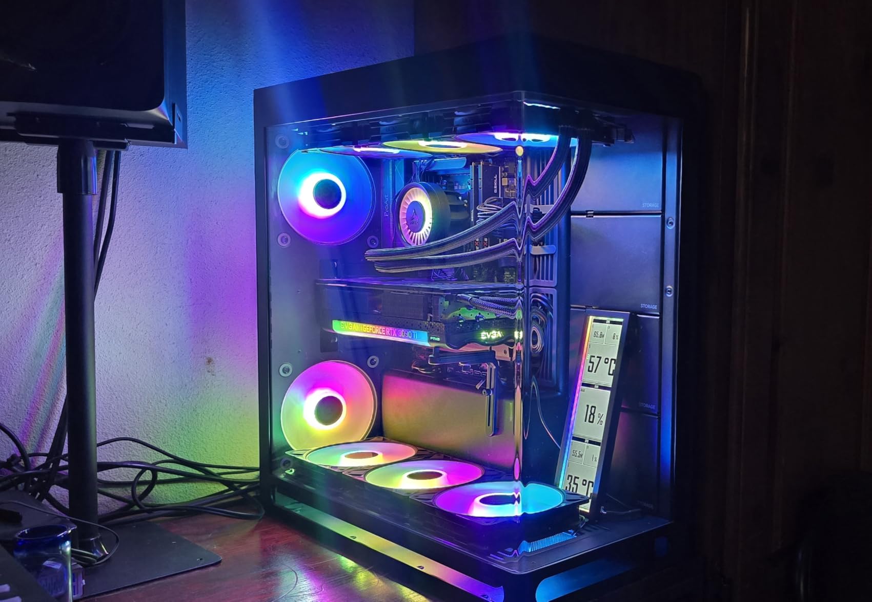 ARCTIC Liquid Freezer III Pro 420 A-RGB - AIO CPU Cooler, 3 x 140 mm Water Cooling, 38 mm Radiator, PWM Pump, VRM Fan, AM5/AM4, Intel LGA1851/1700 Contact Frame - Black customer photo 1