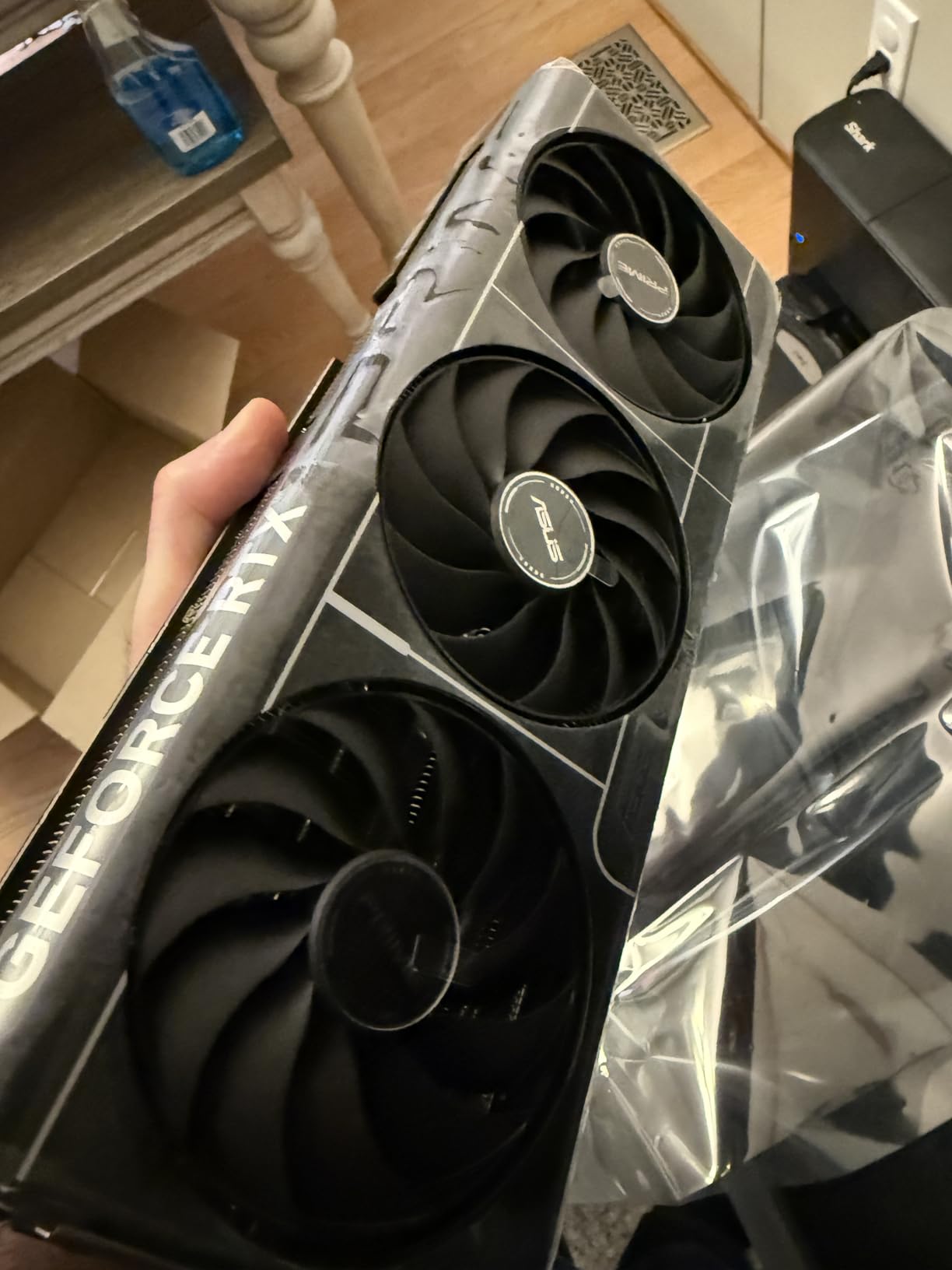 ASUS The SFF-Ready Prime GeForce RTX 5080 OC Edition 16GB GDDR7 Graphics Card (PCIe 5.0, 16GB GDDR7, HDMI/DP 2.1, 2.5-Slot, Axial-tech Fans, Vapor Chamber, Dual BIOS) customer photo 1