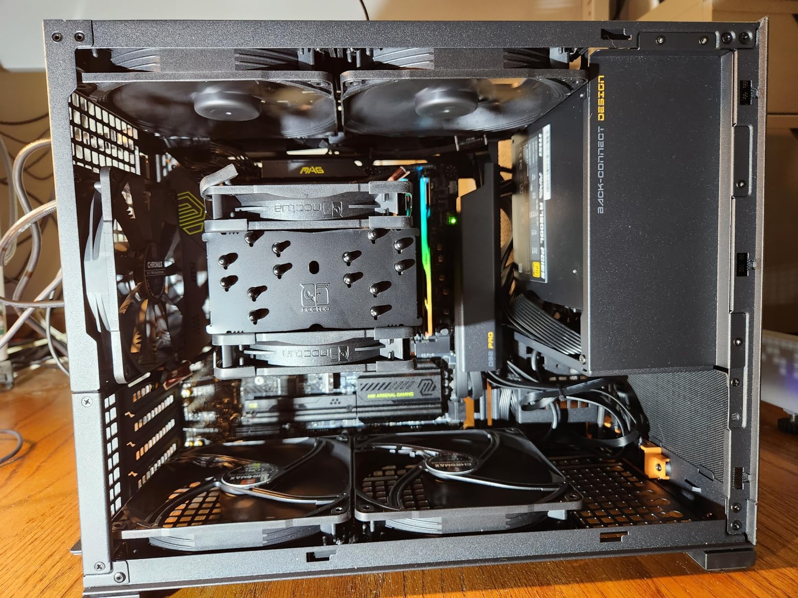 MAG B860M Mortar WiFi Motherboard, mATX - Supports Intel Core Ultra Processors (Series 2), LGA 1851 - DDR5 Memory Boost 9200+ MT/s OC, 1 x PCIe 5.0 x16, 1 x M.2 Gen5, 5G LAN, Wi-Fi 7 customer photo 1