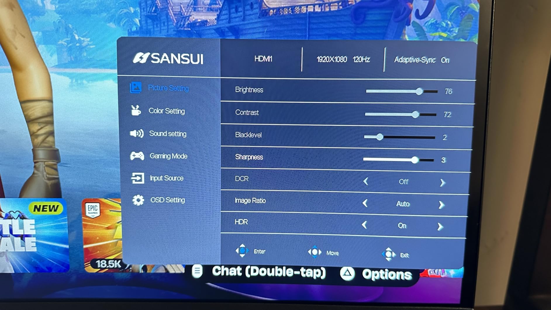 SANSUI Gaming Monitor, 24.5
