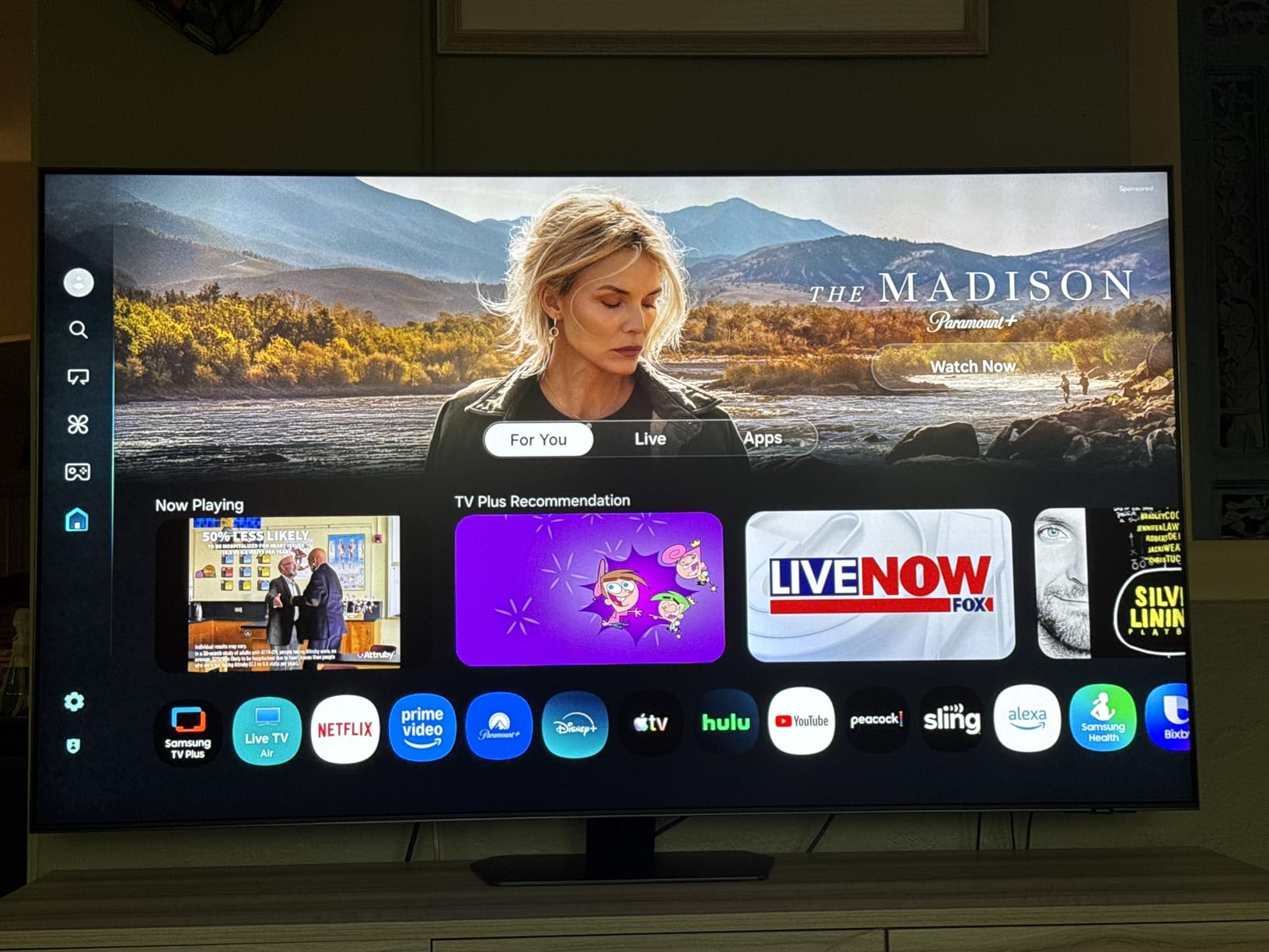 Samsung 65-Inch Class Neo QLED 4K QN90F Series, Vision AI, Mini LED Smart TV (2025 Model) Neo Quantum HDR+, Glare Free, Alexa Built-in customer photo 1