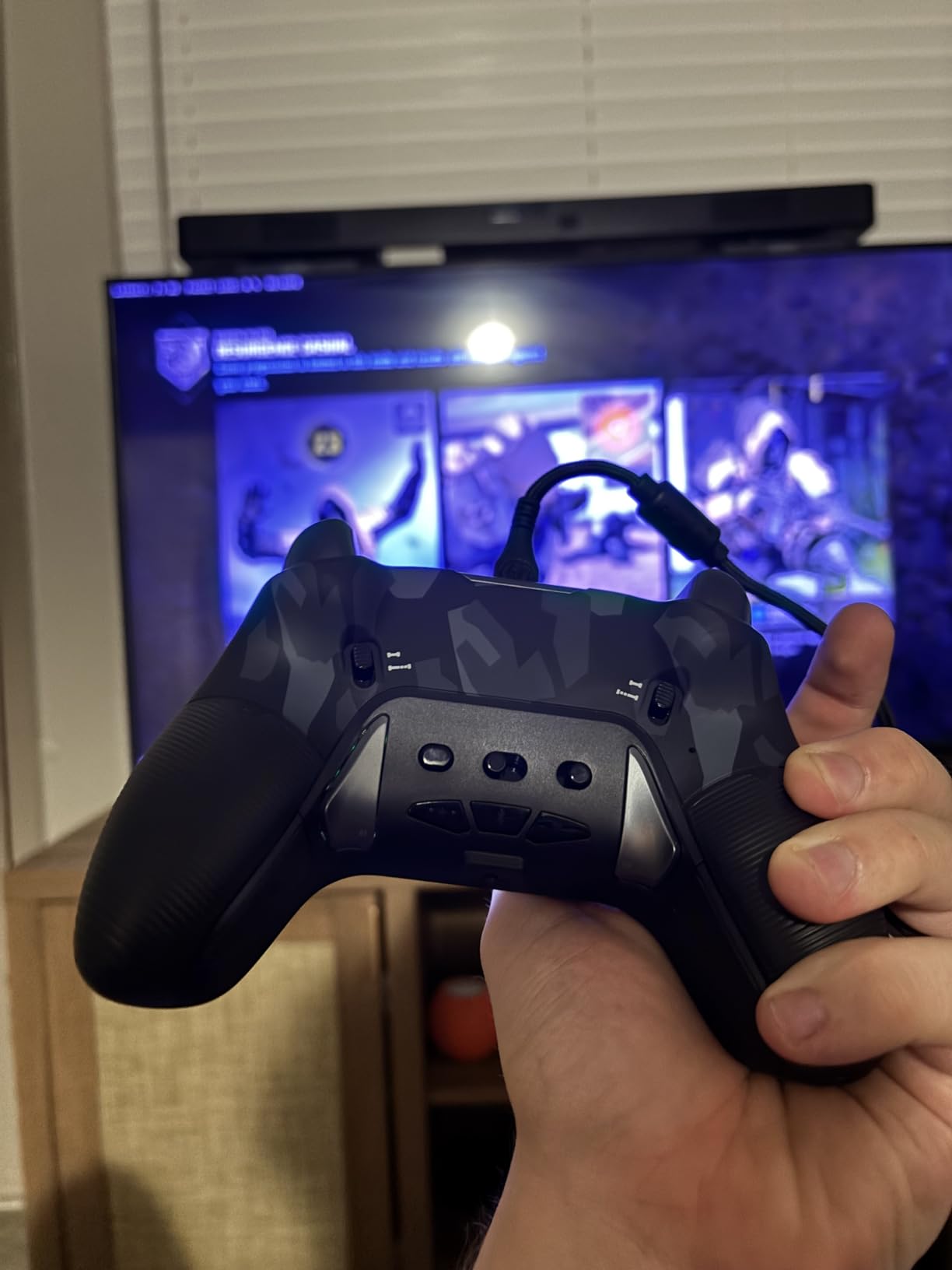 NACON Revolution 5 Pro Officially Licensed PlayStation Wireless Gaming Controller for PS5 / PS4 / PC - Hall Effect, Trigger Stops, Mappable Buttons, Bluetooth Audio - Arctic Camo customer photo 1