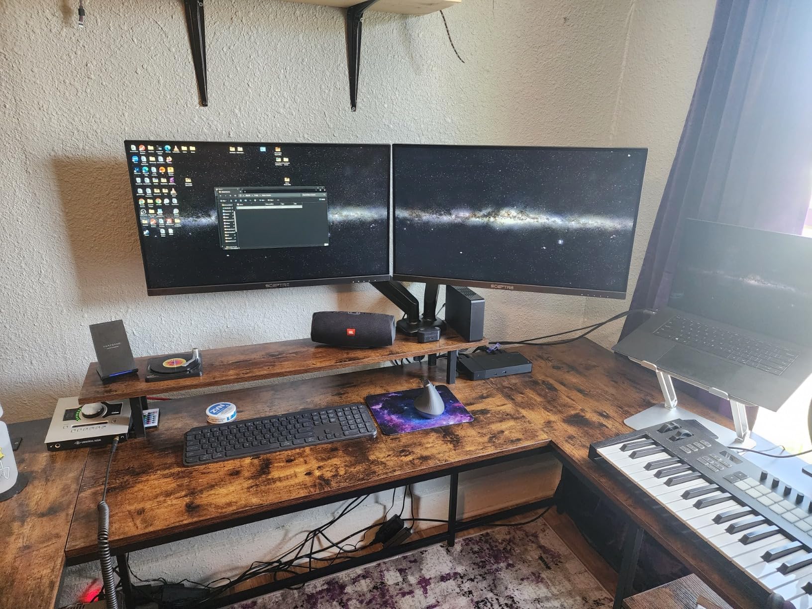 MOUNT PRO Heavy Duty Monitor Arm for 49 inch Ultrawide Screen up to 44 lbs, Single Desk Computer Mount Curved Monitor Stand for Samsung Odyssey G9, Adjustable Gas Spring VESA Mount 75x75 100x100 customer photo 2
