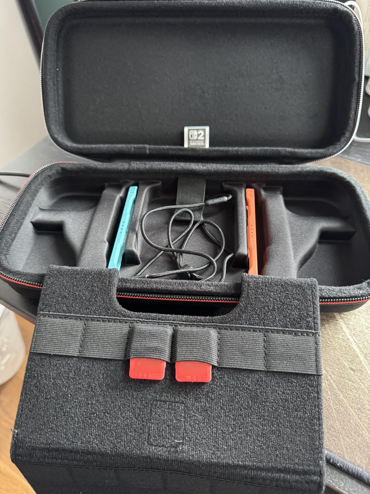 R.D.S. INDUSTRIES, INC. - Game Traveler Deluxe Licensed Travel Case for Nintendo Switch, Nintendo Switch 2, OLED, Black Small (NS241) customer photo 2