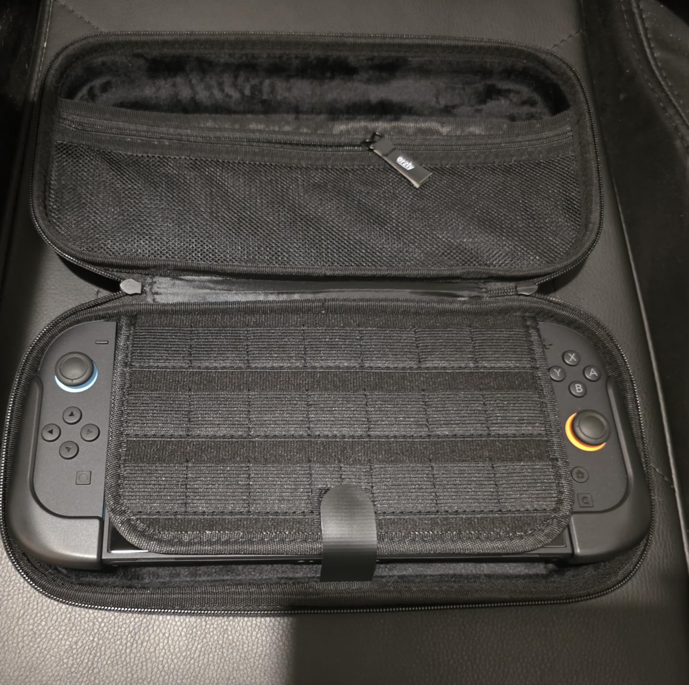 Orzly Case Compatible with Nintendo Switch 2 Protective Carry Case (2025 Model) with Screen Padding, Game Card microSD Pockets for Console and Accessories Screen Size 7.9