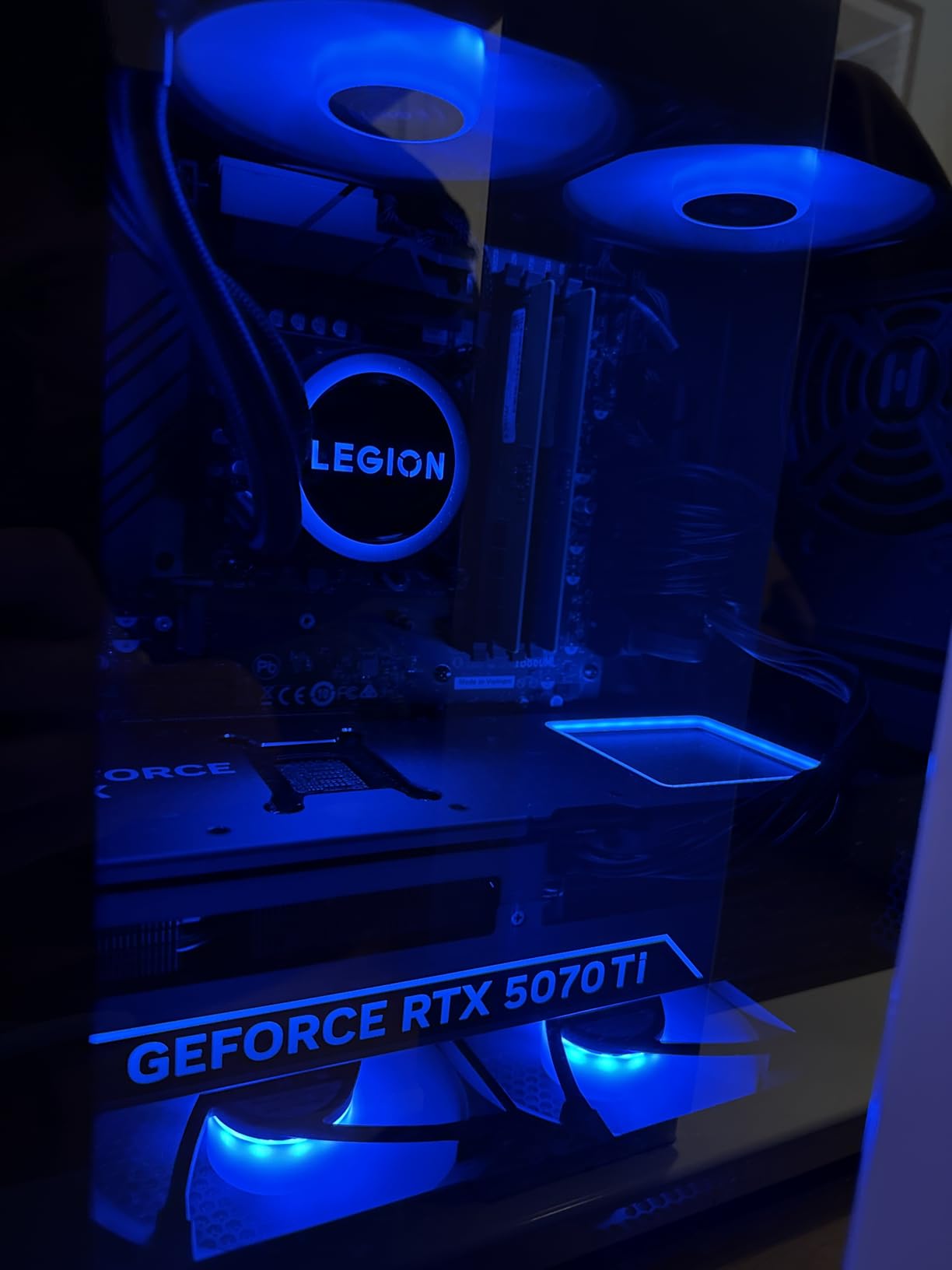 Legion Tower 5i - AI-Powered Gaming PC - Intel Core Ultra 7 265F Processor - NVIDIA GeForce RTX 5070 Ti Graphics - 32 GB Memory - 1 TB Storage - 3 Months of PC GamePass customer photo 2