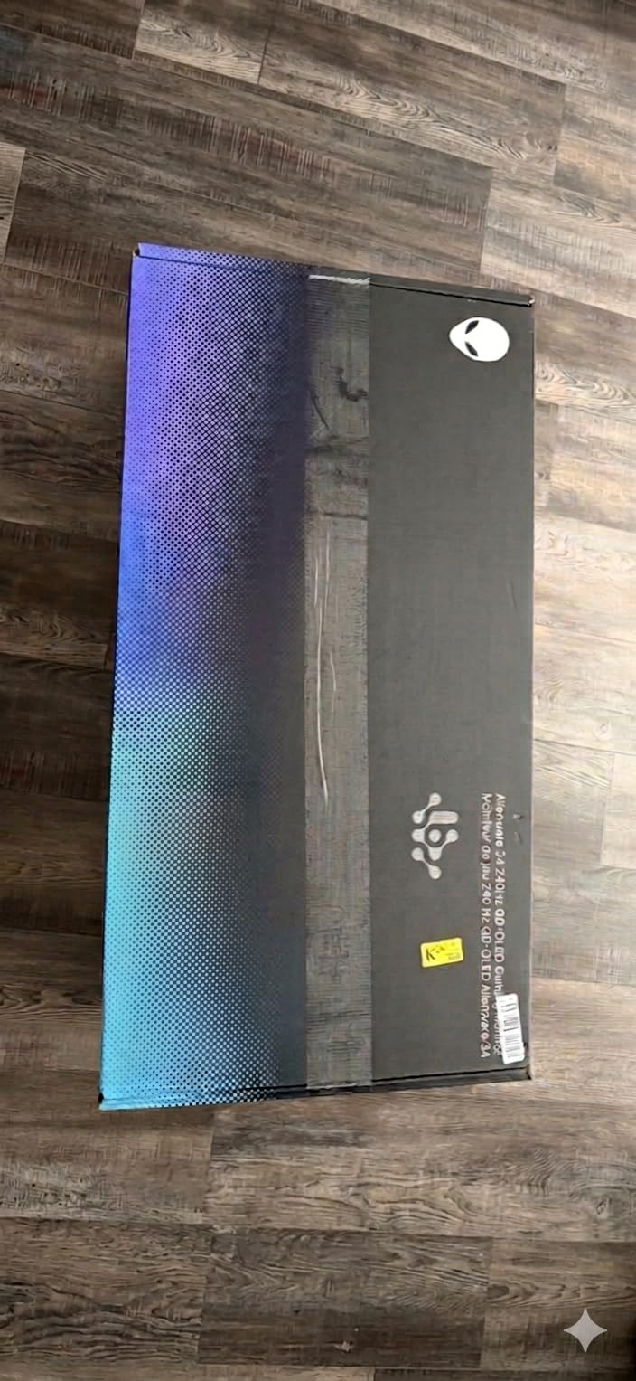 Alienware 34 240Hz QD-OLED Curved Gaming Monitor AW3425DW, 34.2-inch WQHD 0.03ms Display, 1800R Curve, DisplayHDR TrueBlack 400 customer photo 2