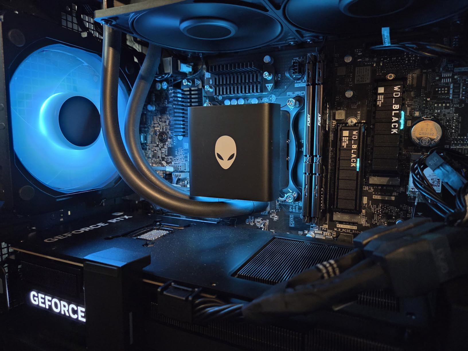 Aurora Gaming Desktop ACT1250 - Intel Core Ultra 9 285 Processor, Liquid Cooled, NVIDIA GeForce RTX 5080, 32GB DDR5 RAM, 1TB SSD, 1000W Platinum Rated PSU, Windows 11 Home - Clear Panel customer photo 1