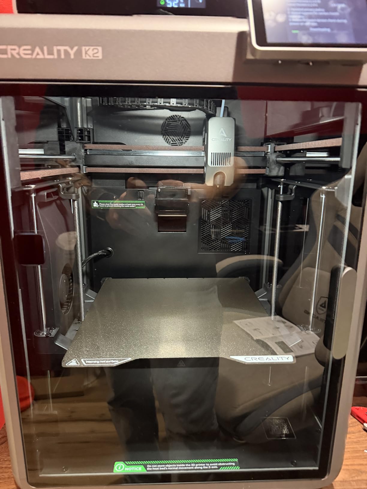Creality K2 Combo (A) 3D Printer, Multicolor Printing with CFS, 600mm/s Printing Speed, 95% Pre-Assemble, Smart AI Camera & Auto Leveling, Next-Gen Direct Drive Extruder, Build Volume 260*260*260mm customer photo 1