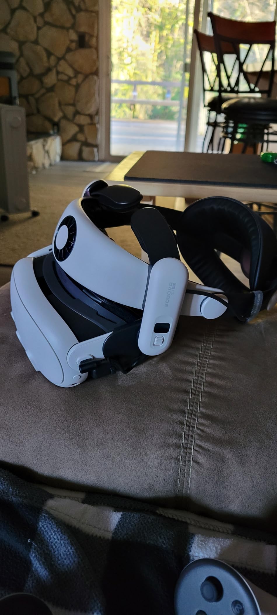 BOBOVR F3 Facial Interface, Compatible with Quest 3, Cooling Facial Cover with 3-Channel Ventilation, Adjustable FOV, Glasses-Friendly Design & Soft Lycra Nose Guard customer photo 1