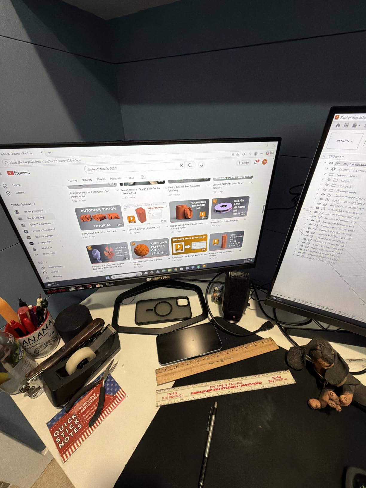 Sceptre 24.5-inch Gaming Monitor 240Hz 1ms DisplayPort x2 HDMI x2 100% sRGB AMD FreeSync Premium Build-in Speakers, Machine Black 2026 (E255B-FWD240 Series) customer photo 2