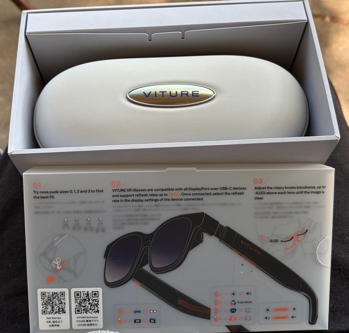 VITURE Luma AR/XR Glasses - 146'' 1200p Ultra Sharp Display, 50° FOV, 3Dof, Electrochromic Film, Myopia Adjustments, Smart Glass for iPhone17/16/15, Android, Mac, PC, Steam Deck, PS5, Switch, Switch 2 customer photo 1