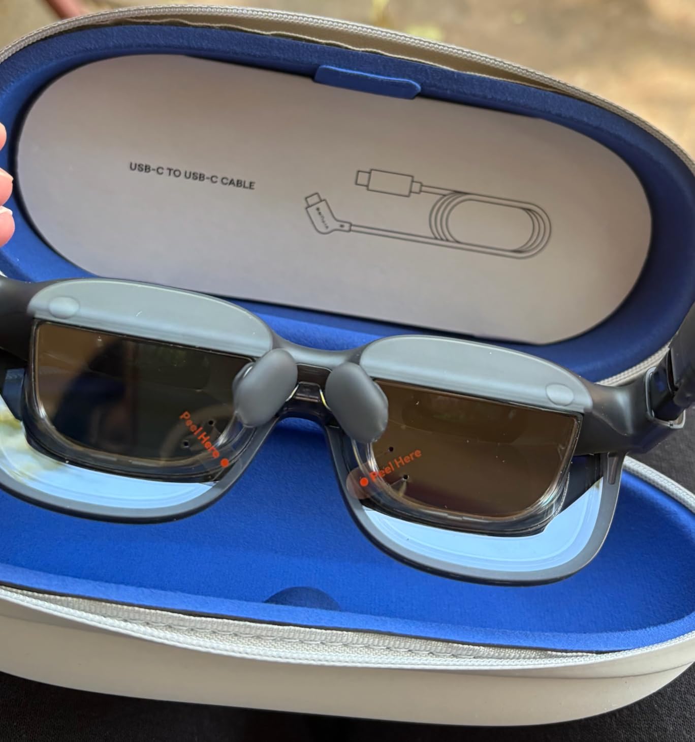 VITURE Luma AR/XR Glasses - 146'' 1200p Ultra Sharp Display, 50° FOV, 3Dof, Electrochromic Film, Myopia Adjustments, Smart Glass for iPhone17/16/15, Android, Mac, PC, Steam Deck, PS5, Switch, Switch 2 customer photo 2