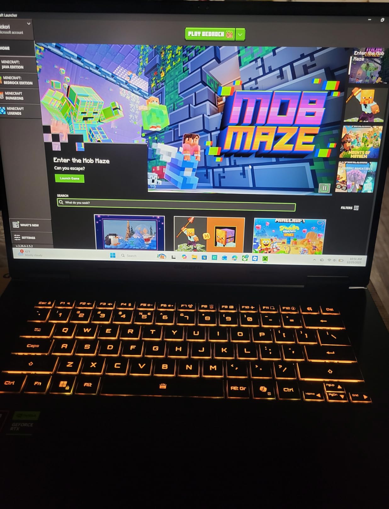 GIGABYTE Gaming A16 Gaming Laptop, 165Hz 1920x1200 WUXGA, NVIDIA GeForce RTX 5060, AMD Ryzen 7 260, 1TB SSD with 16GB DDR5 RAM, Windows 11 Home customer photo 2