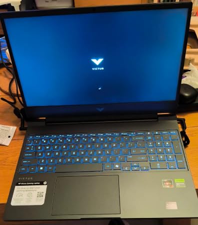 HP Victus 15.6 144Hz Full HD Gaming Laptop | AMD Ryzen 7 7445HS | NVIDIA GeForce RTX 4050 | Copilot | Backlit | 16GB RAM DDR5 | 512GB SSD | Mica Silver | Windows 11 Home | Bundle with Mouse Pad customer photo 2