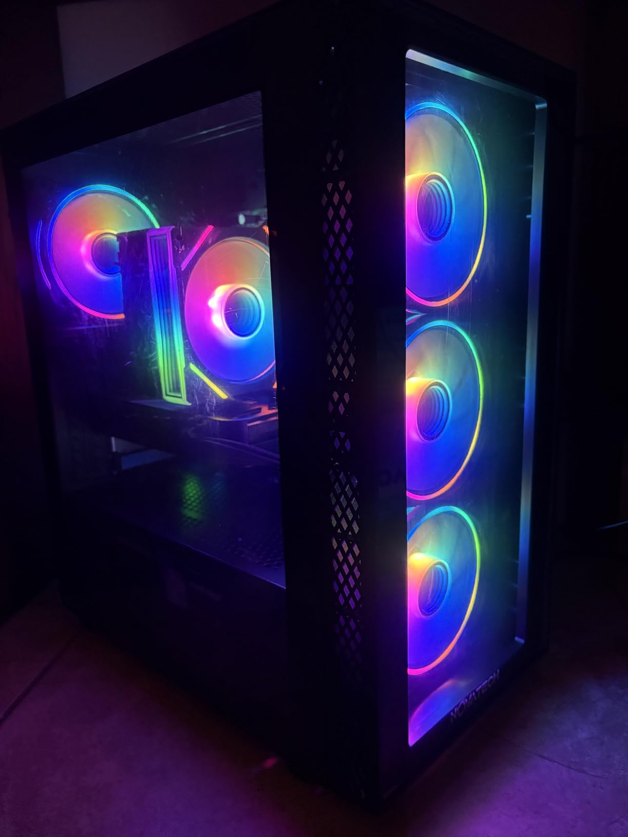 NOVATECH Titan Pro - Prebuilt Gaming PC Desktop Computer - RTX 5060 - Ryzen 5 4.2GHz - 1TB M.2 SSD - 16GB RAM WiFi/BT, Win 11 - Gaming Computer Tower customer photo 2
