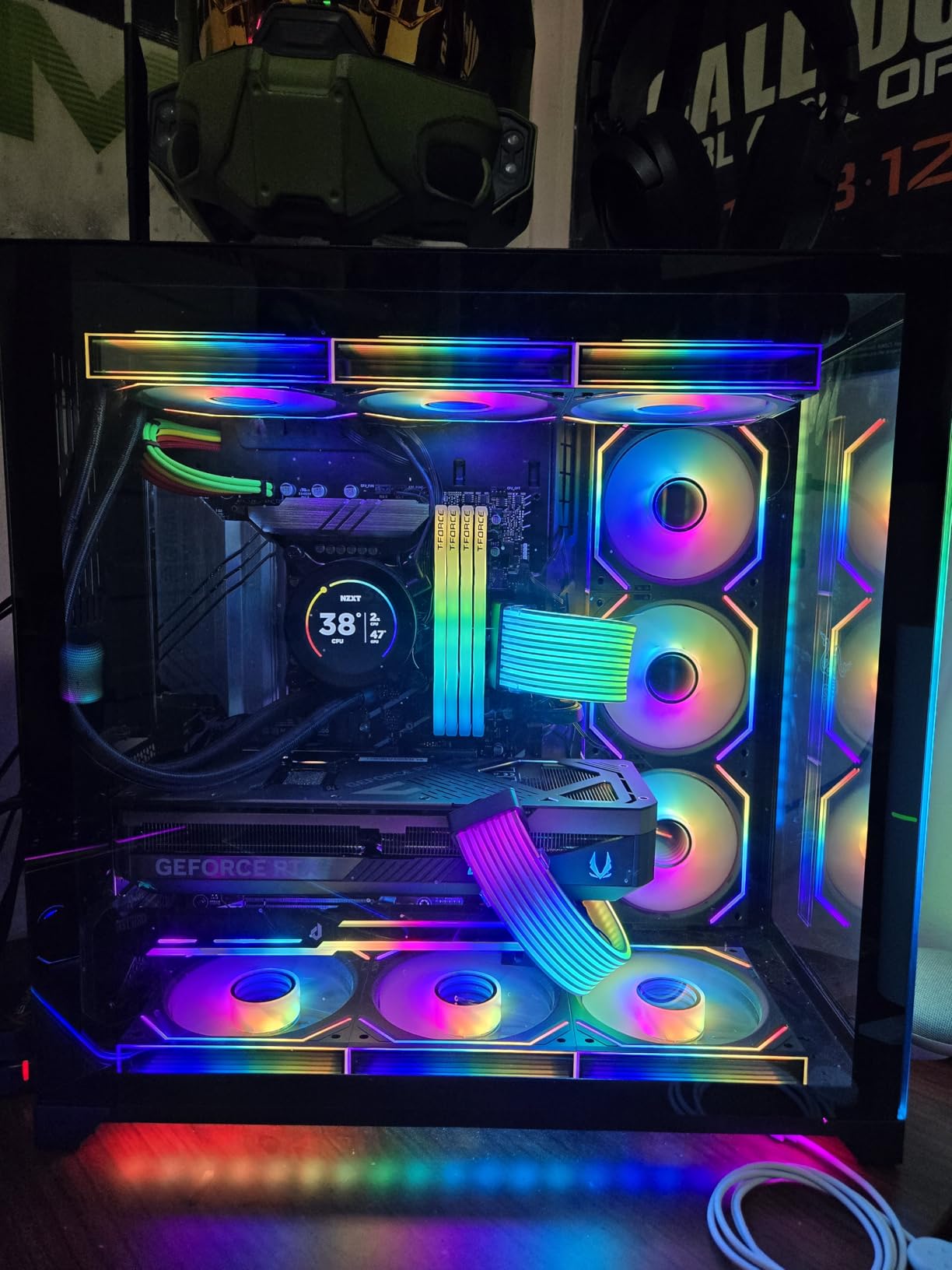 ASRock Steel Legend SL-1200G 1200W 80 Plus Gold & Cybenetics Platinum Full Modular Power Supply ATX3.1 & PCIe5.1 Ready with Dual Color 12V-2x6 Cable 10 Years Warranty customer photo 1